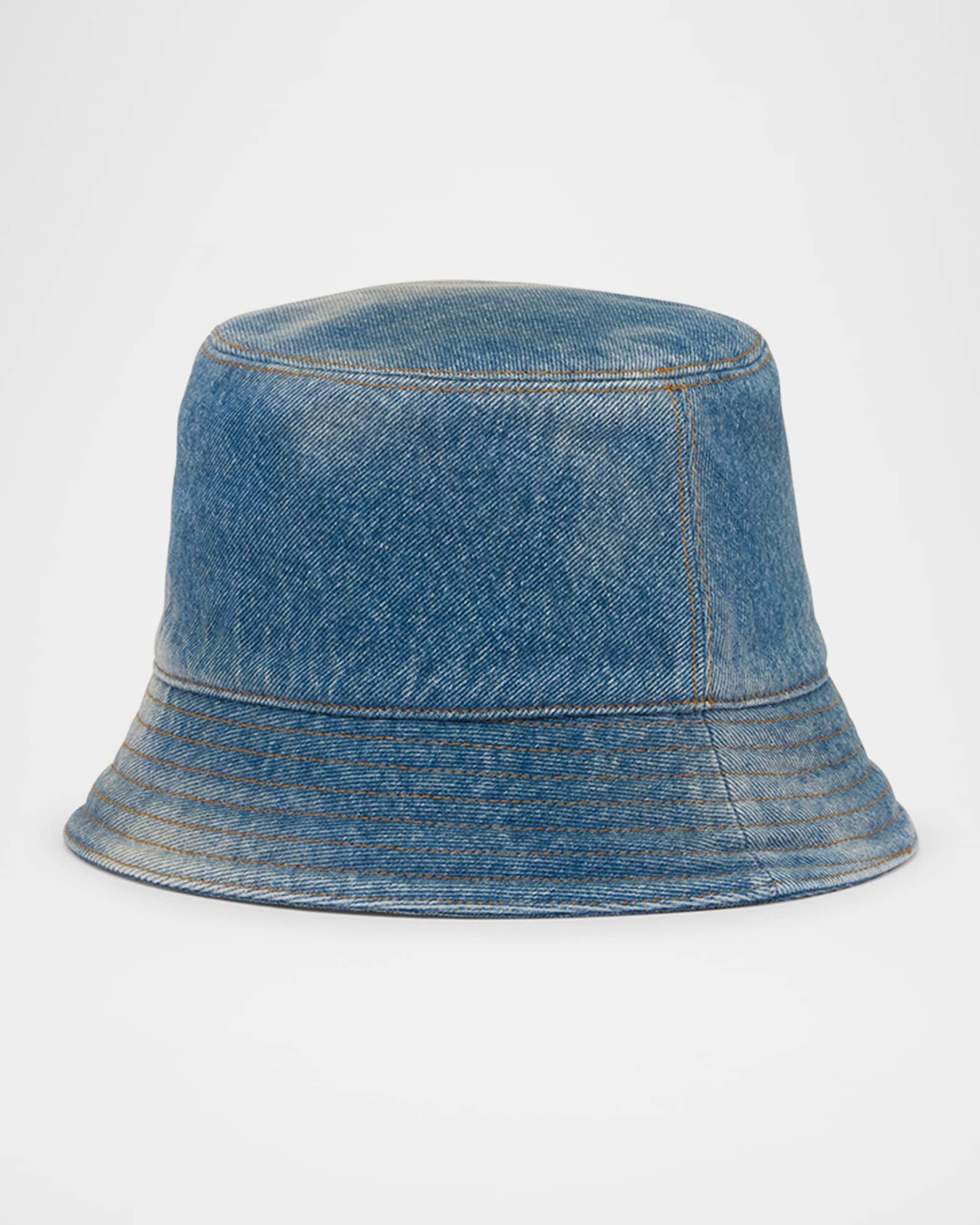 新到着 Prada Denim Logo Bucket Hat | Neiman Marcus ハット