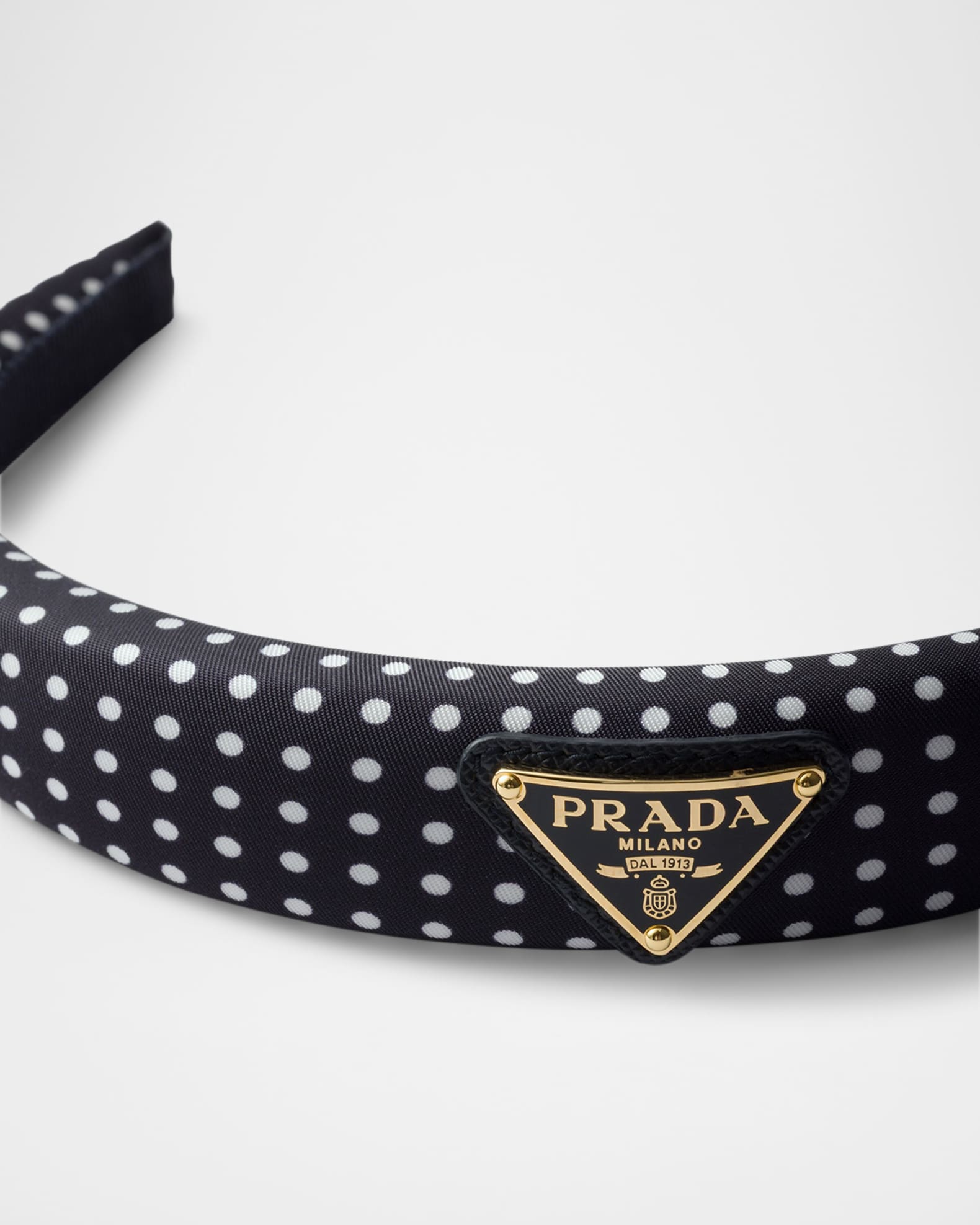 Prada Printed Re-Nylon Headband | Neiman Marcus