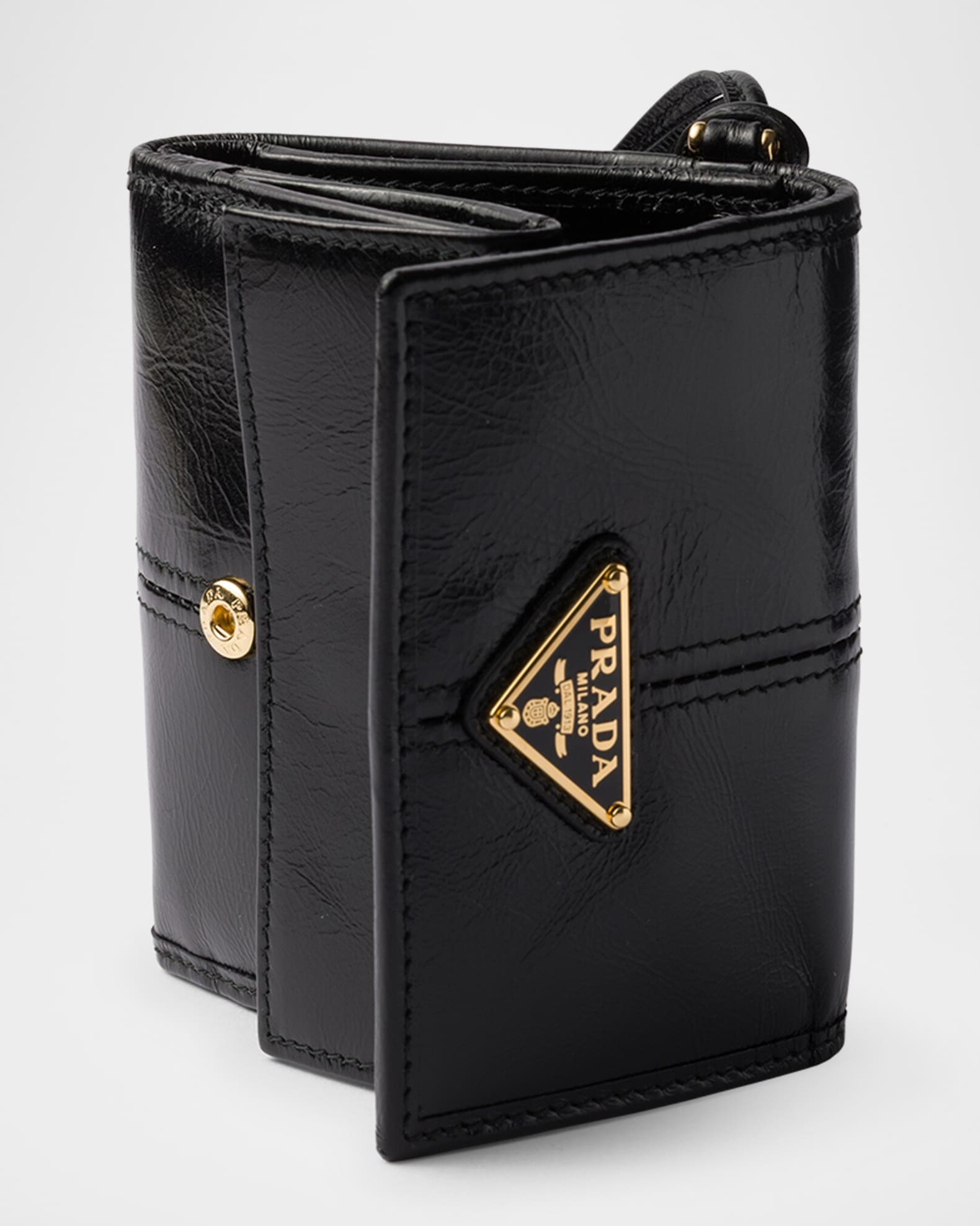 小物 PRADA SMALL TRIFOLD WALLET Prada Small Trifold Leather Wallet | Neiman Marcus