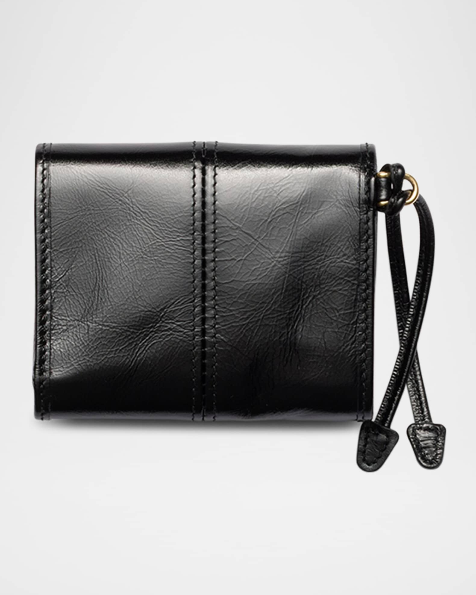 Prada Small Trifold Leather Wallet | Neiman Marcus