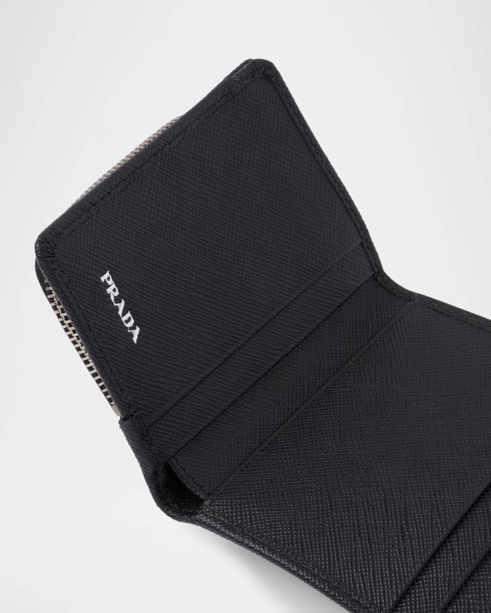 Prada Small Saffiano Leather Trifold Wallet | Neiman Marcus