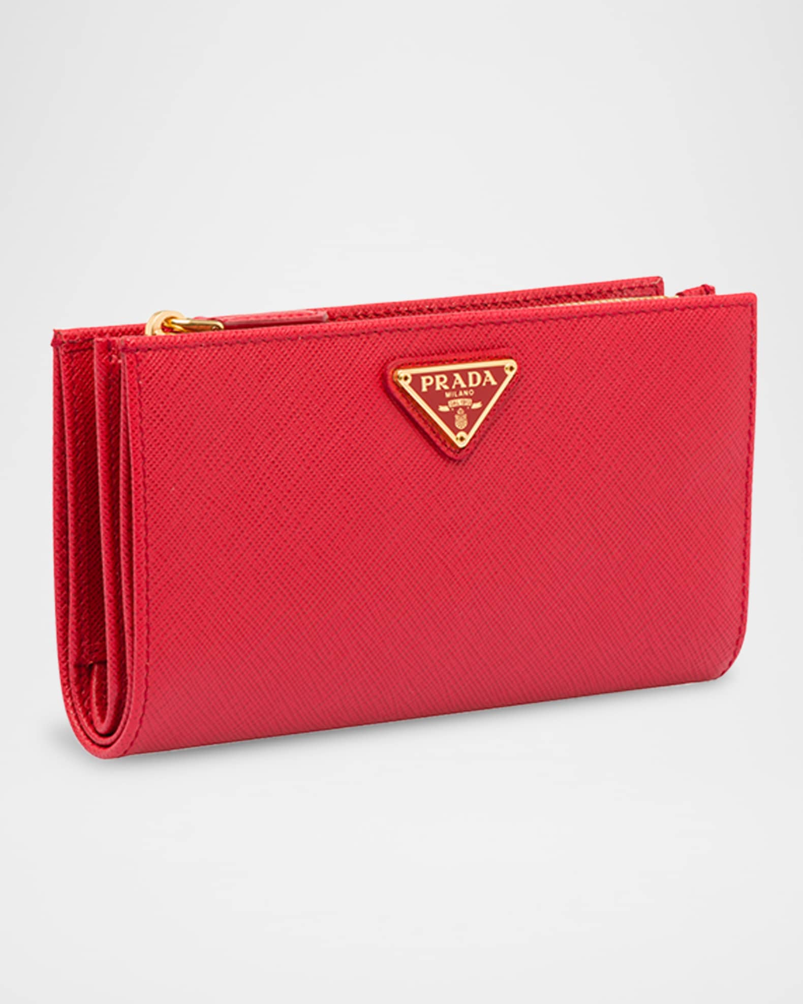 PRADA SAFFIANO 牛革 長財布 Prada Long Saffiano Wallet | Neiman Marcus