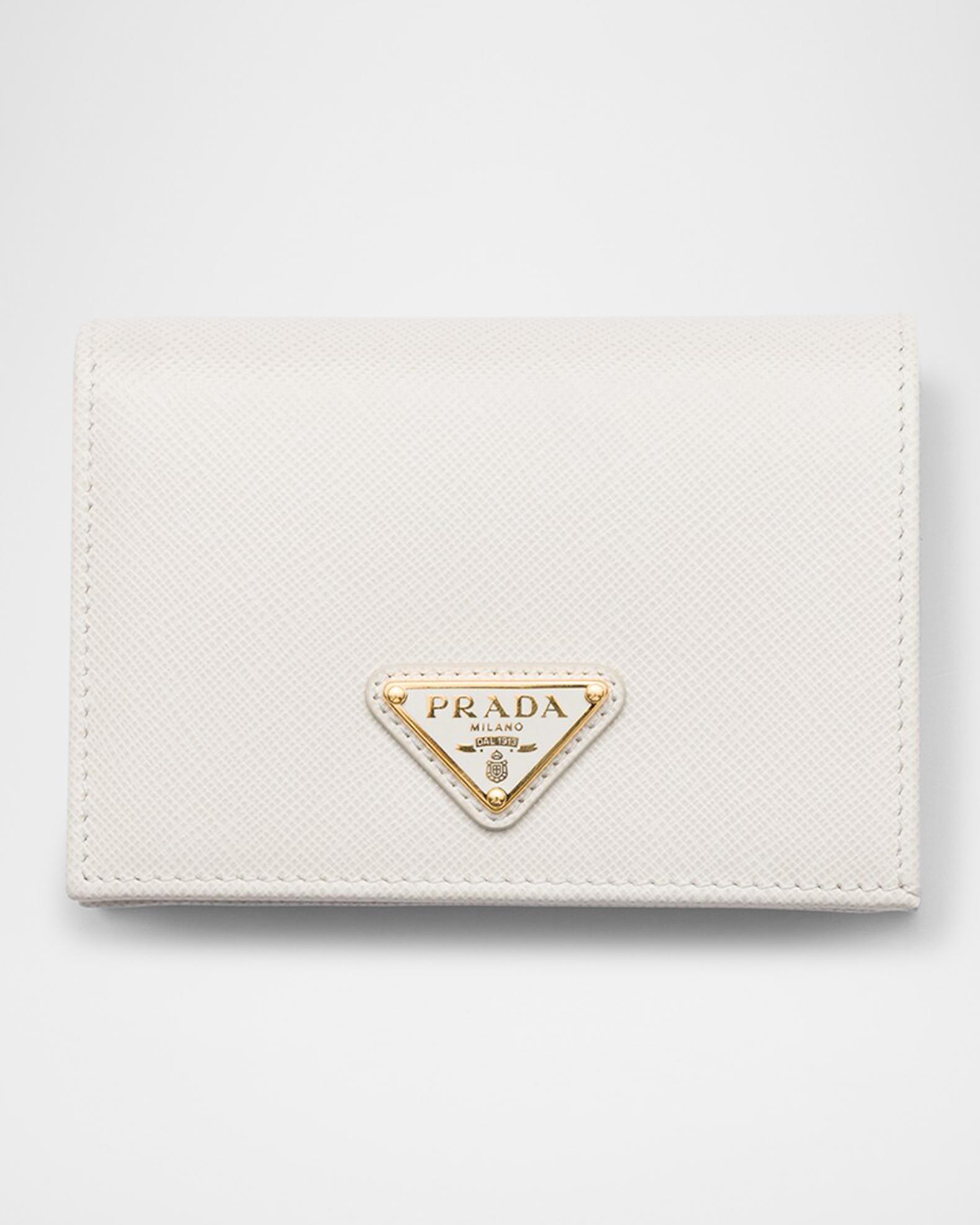 Prada Small Saffiano Leather Wallet | Neiman Marcus