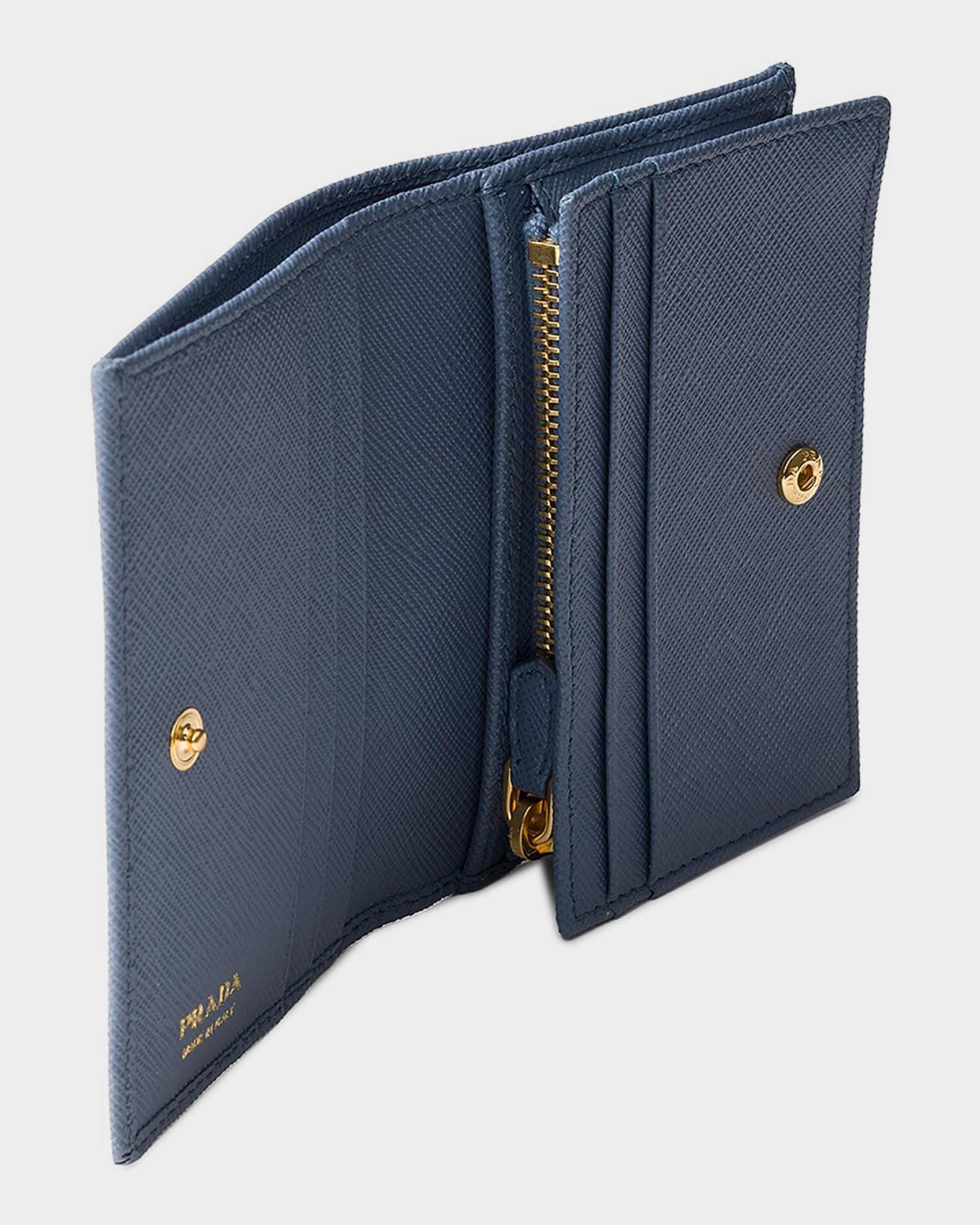 Prada Small Saffiano Leather Wallet | Neiman Marcus