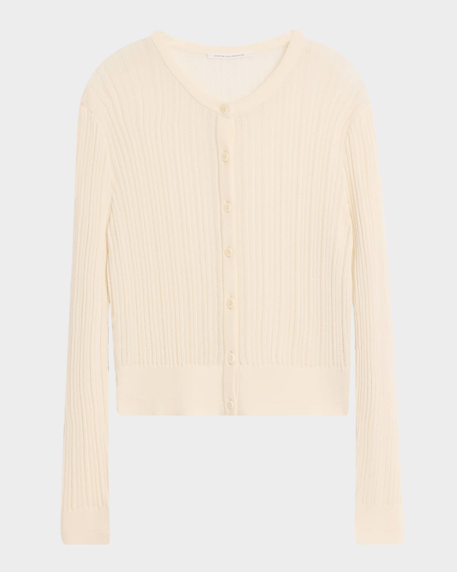 Pointelle Knit Petite Cardigan 0