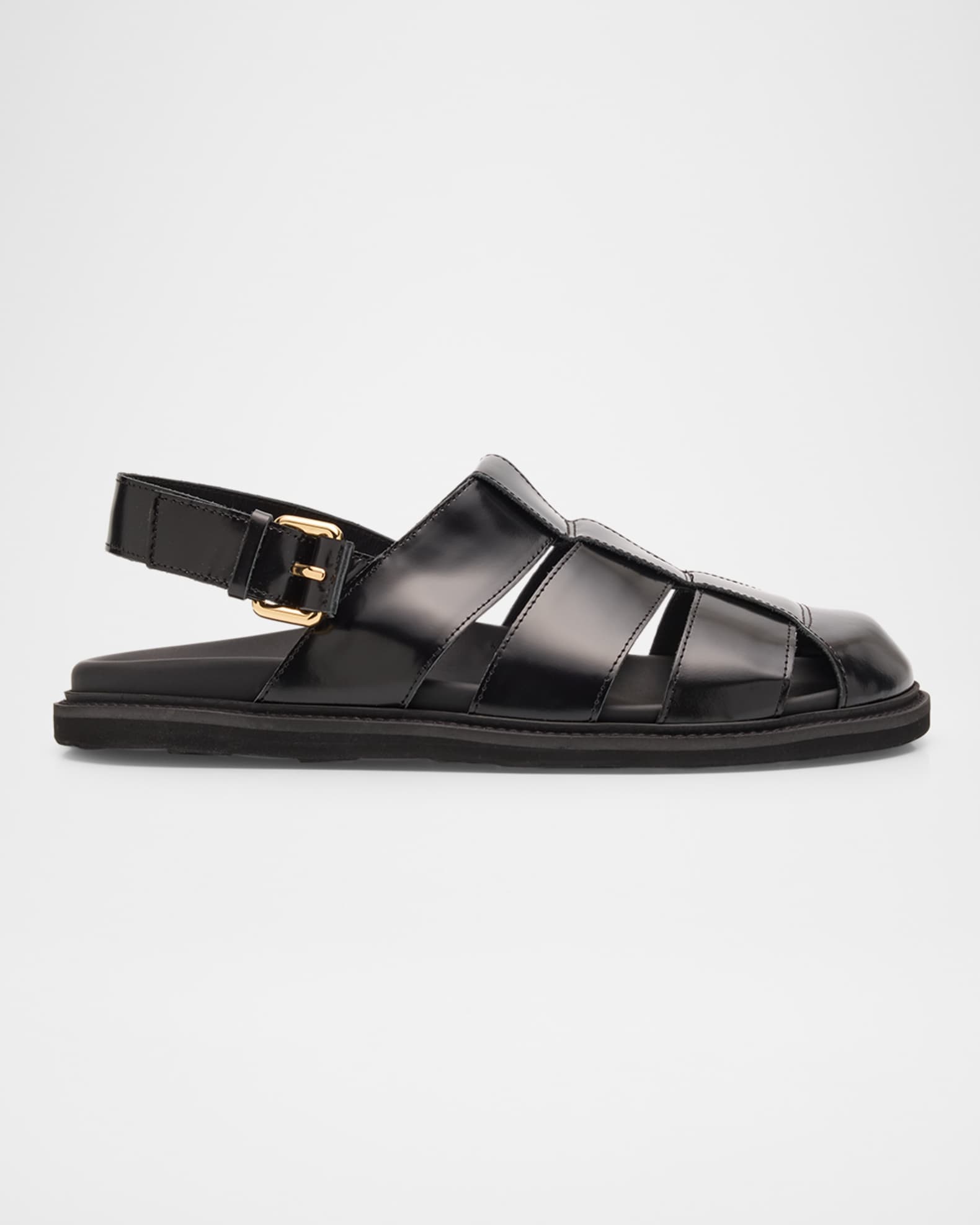 Men's Leather Fisherman Sandals 0