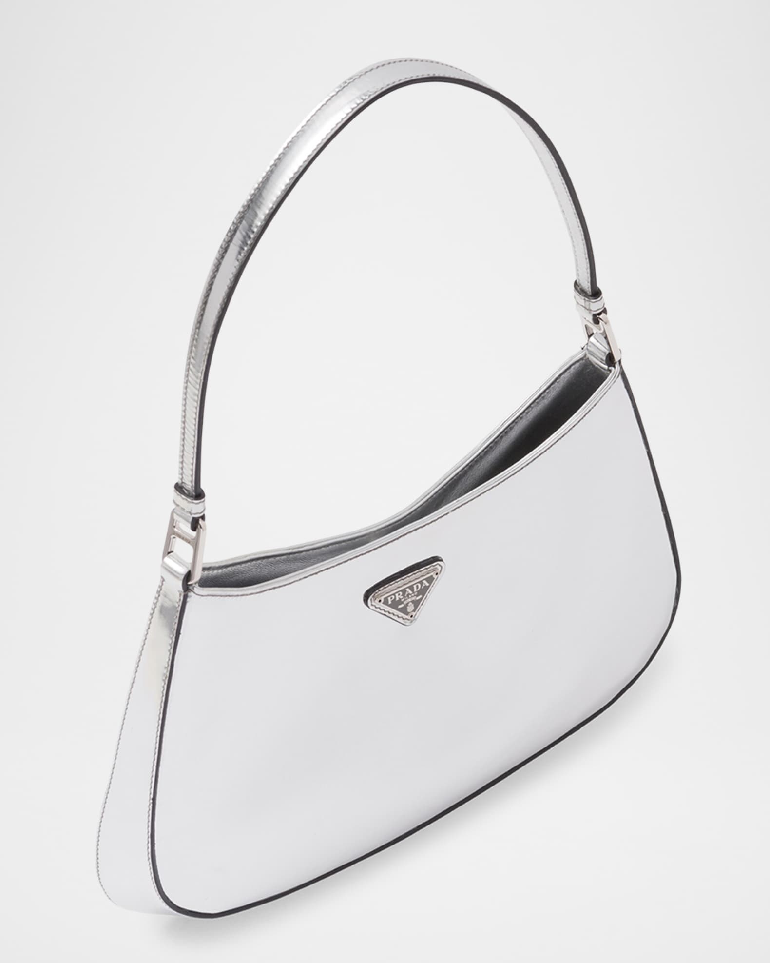 Cleo Brushed Leather Hobo Shoulder Bag 1