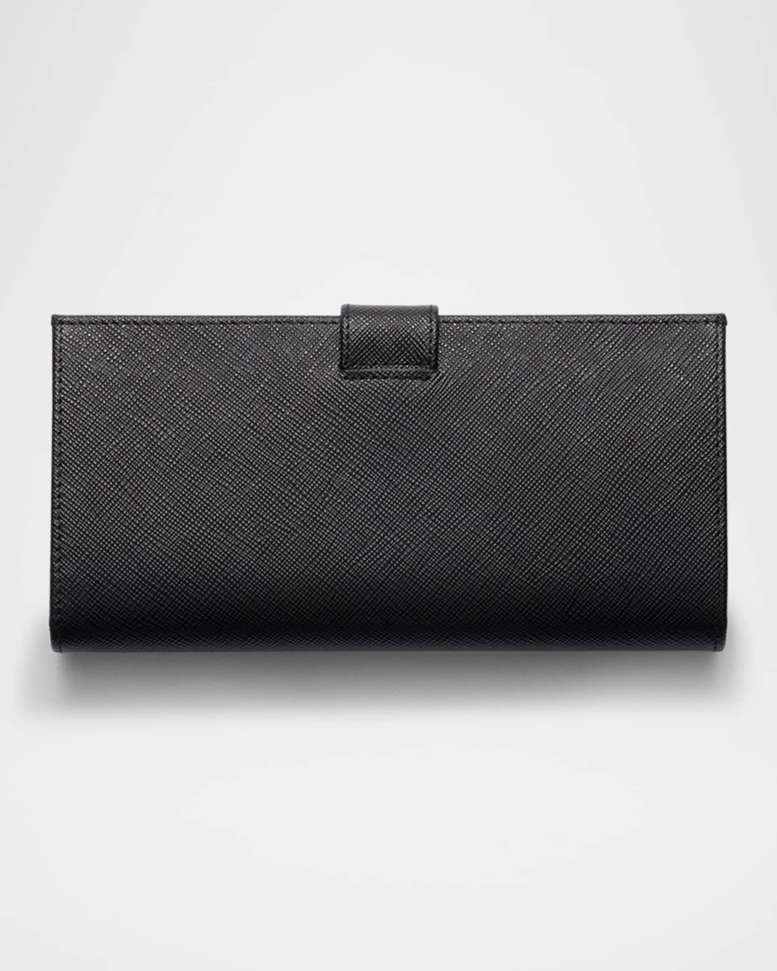 Large Calfskin Leather Bifold Wallet 1
