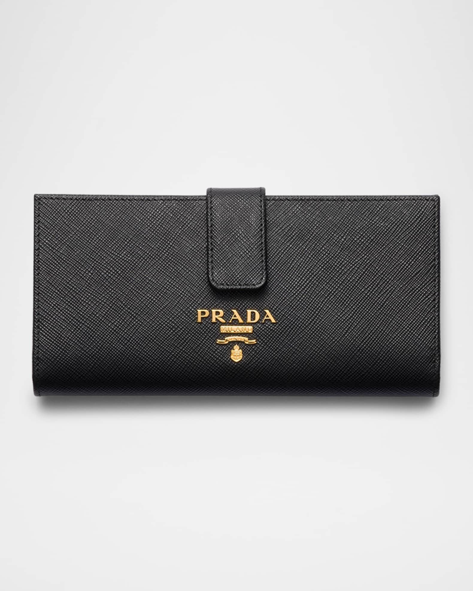 Large Calfskin Leather Bifold Wallet 0