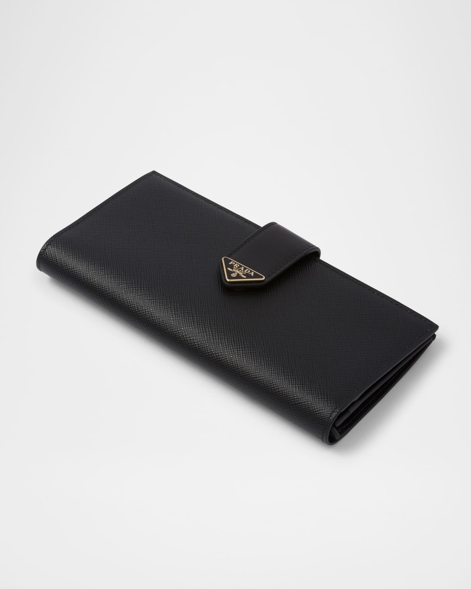 Large Saffiano and Smooth Leather Wallet 1