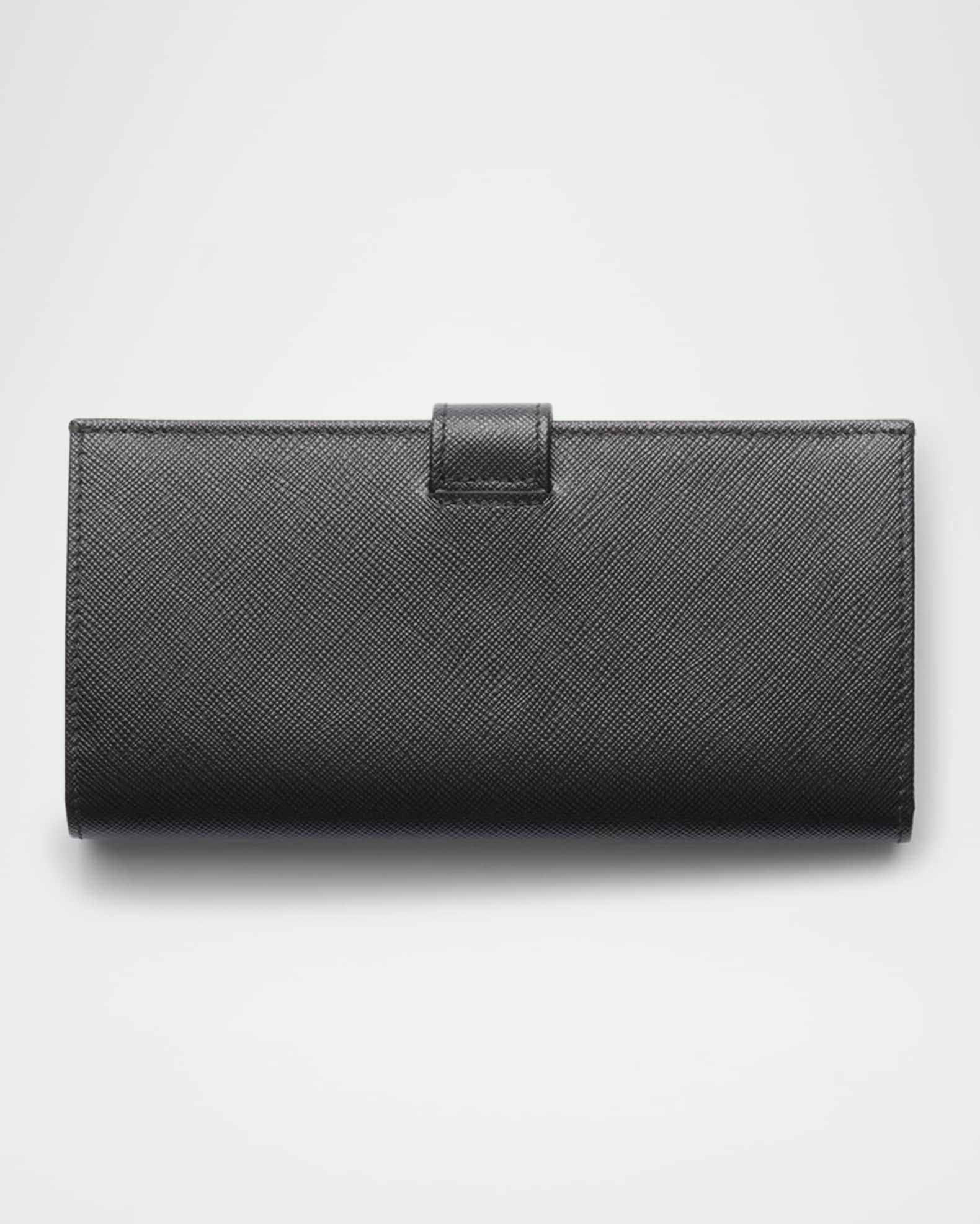 Large Saffiano Leather Bifold Wallet 1