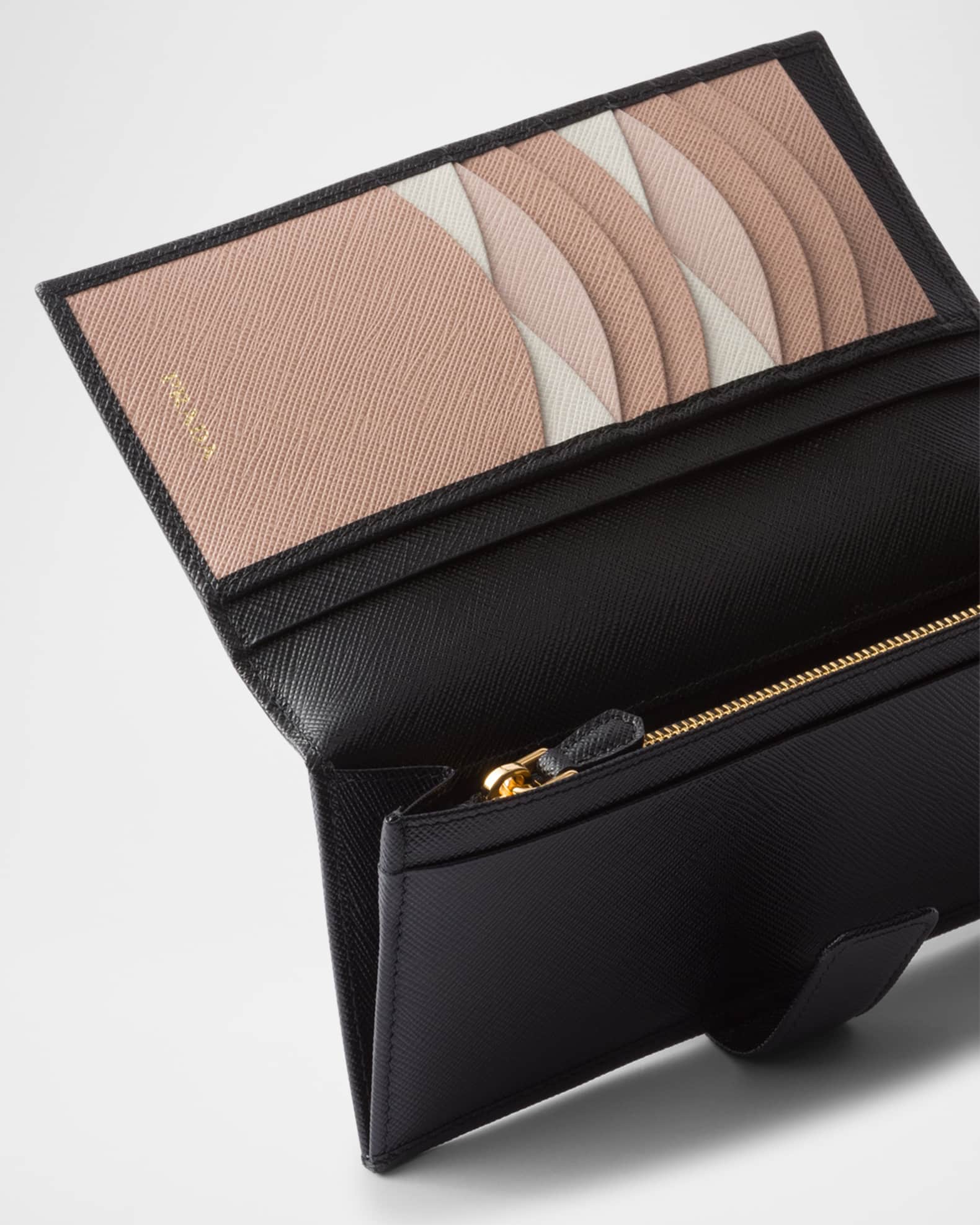 Prada Large Saffiano Leather Bifold Wallet | Neiman Marcus