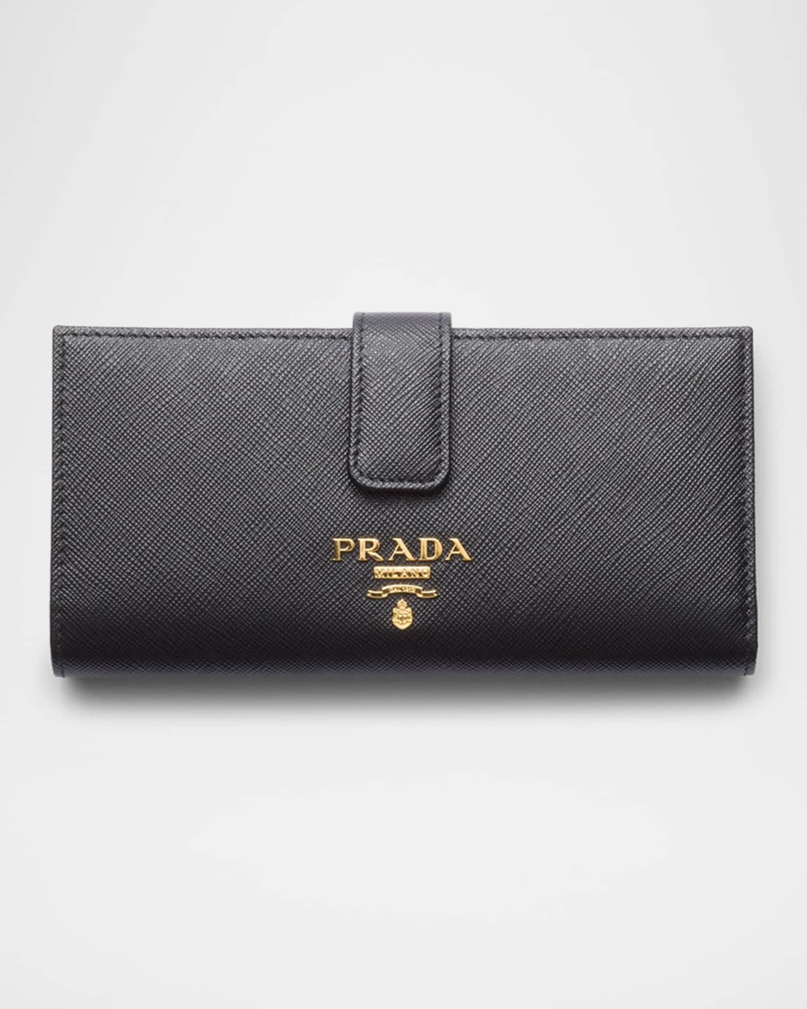 Large Saffiano Leather Bifold Wallet 0