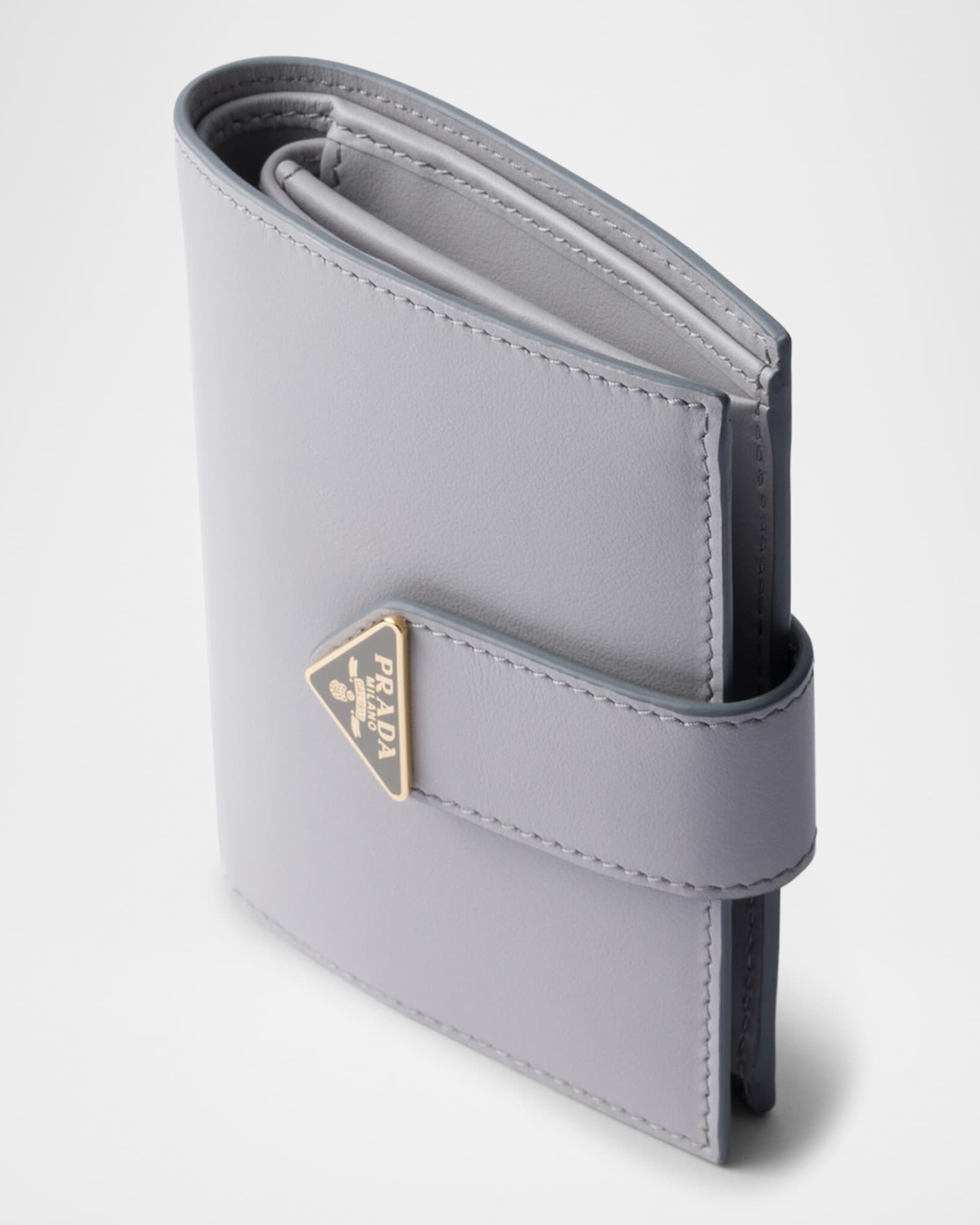 Calf Leather Compact Wallet 1