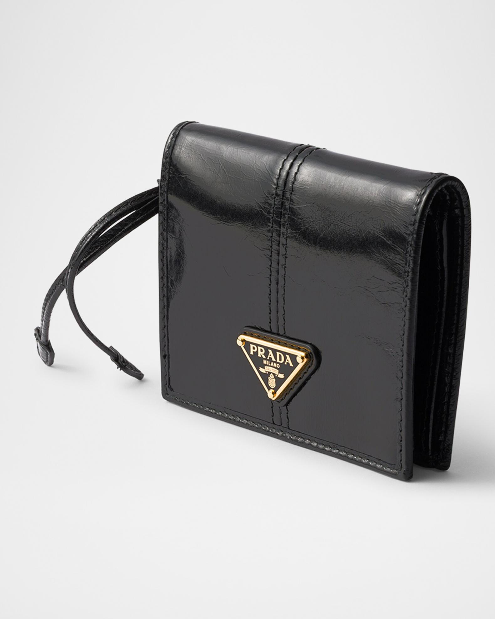 Prada Small Bifold Leather Wallet | Neiman Marcus