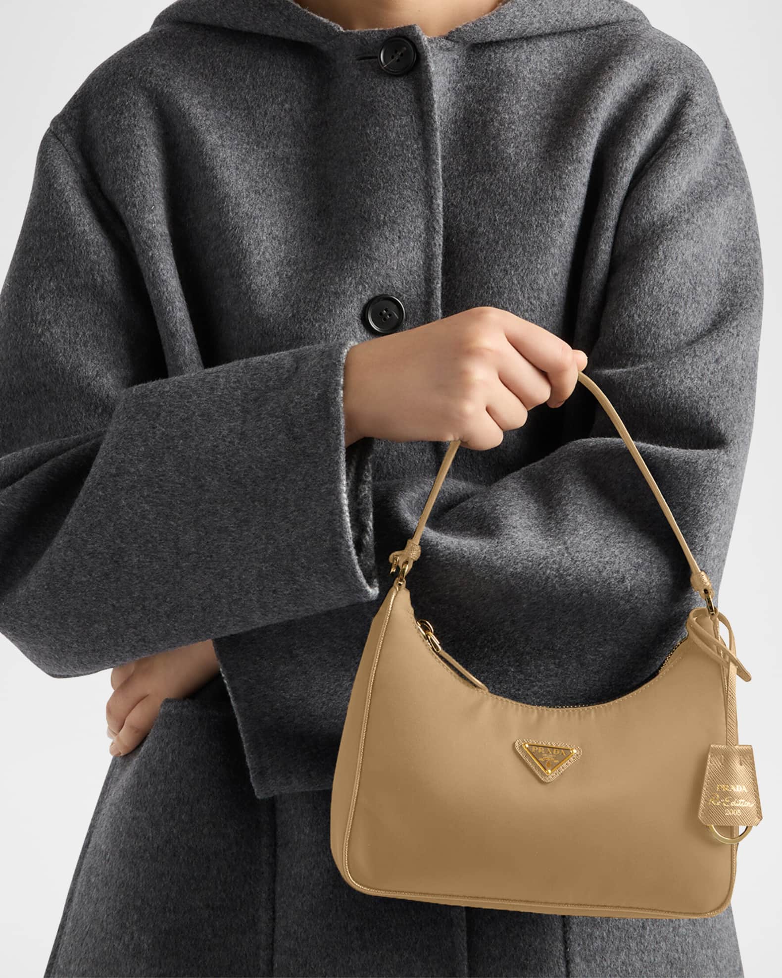 Prada Re-Edition 2005 Mini Nylon Shoulder Bag | Neiman Marcus