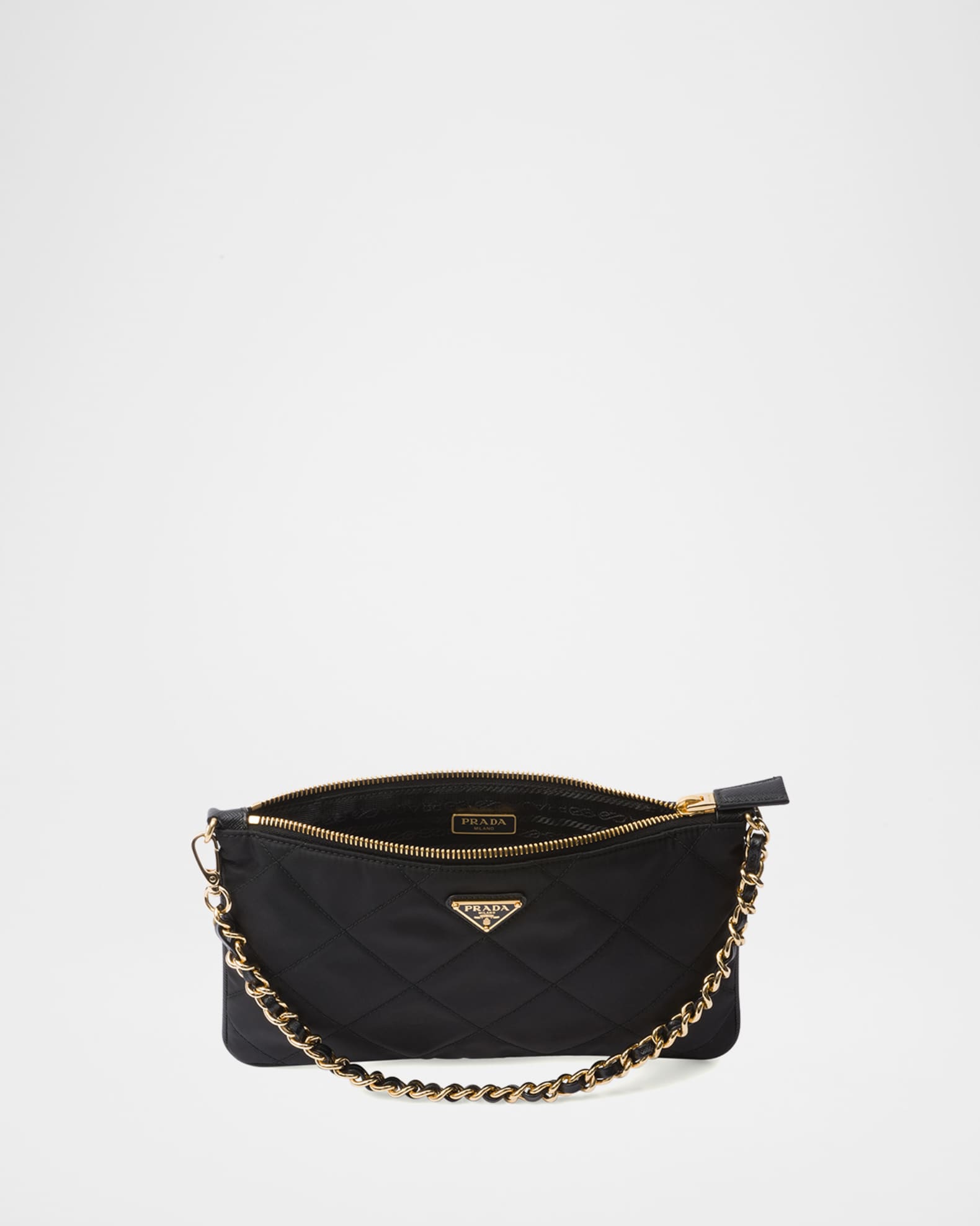 ☆人気☆【PRADA】Nylon Quilted Chain Mini Shoulder Bag☆ PRADA Nylon Quilted Chain Mini Shoulder Bag Handbag Sacoche