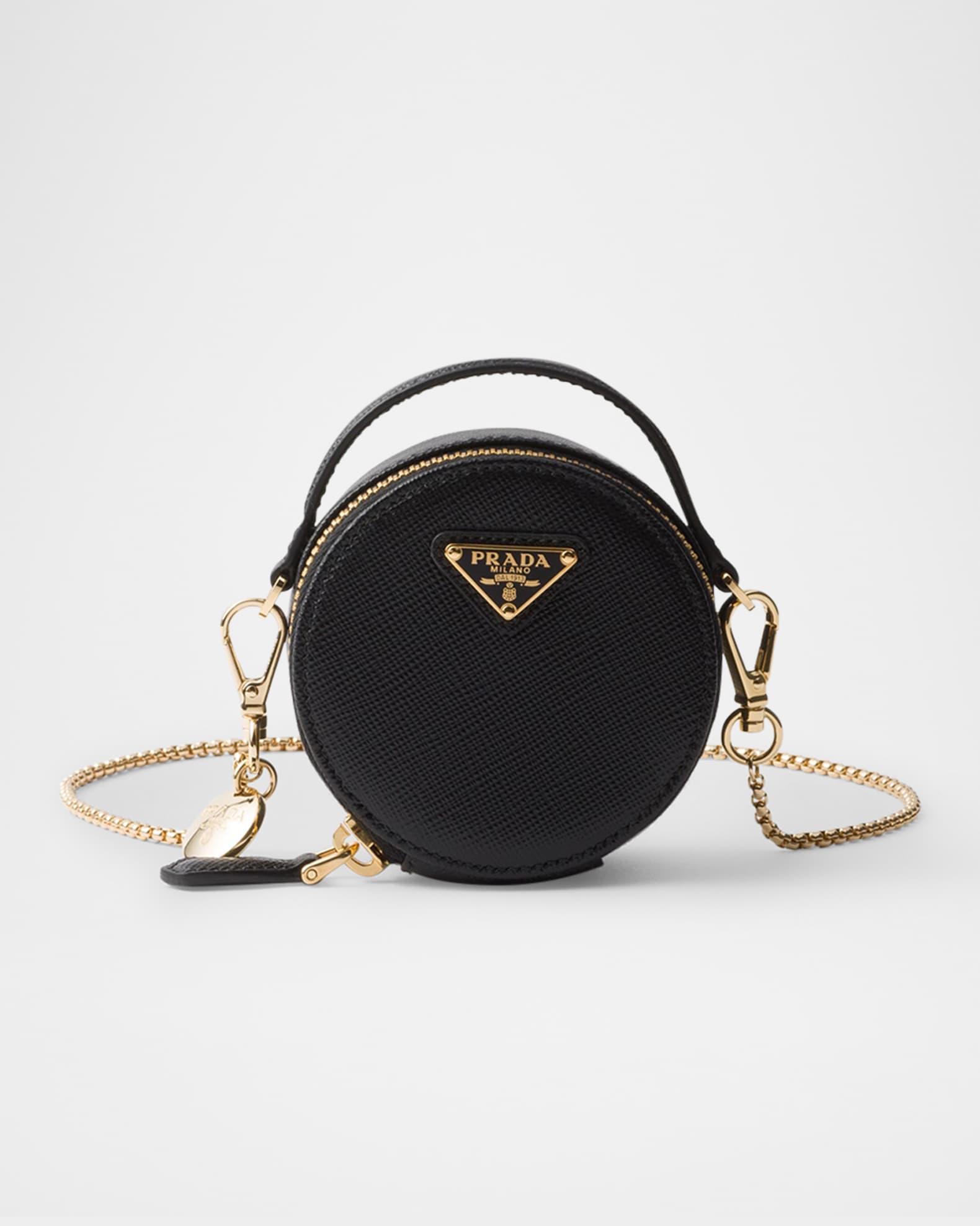 ワンピなど最旬ア！ Prada Saffiano Leather Mini-Pouch Crossbody Bag | Neiman Marcus ショルダーバッグ
