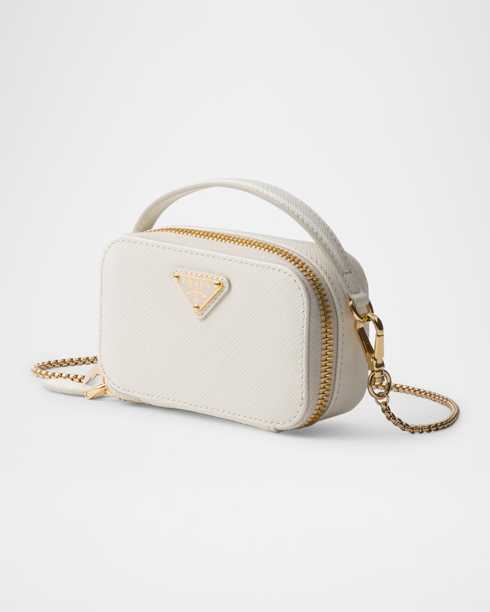 ショルダーバッグ Essential Saffiano mini cross bag Synthetic leather mini shoulder bag / シンセティックレザー