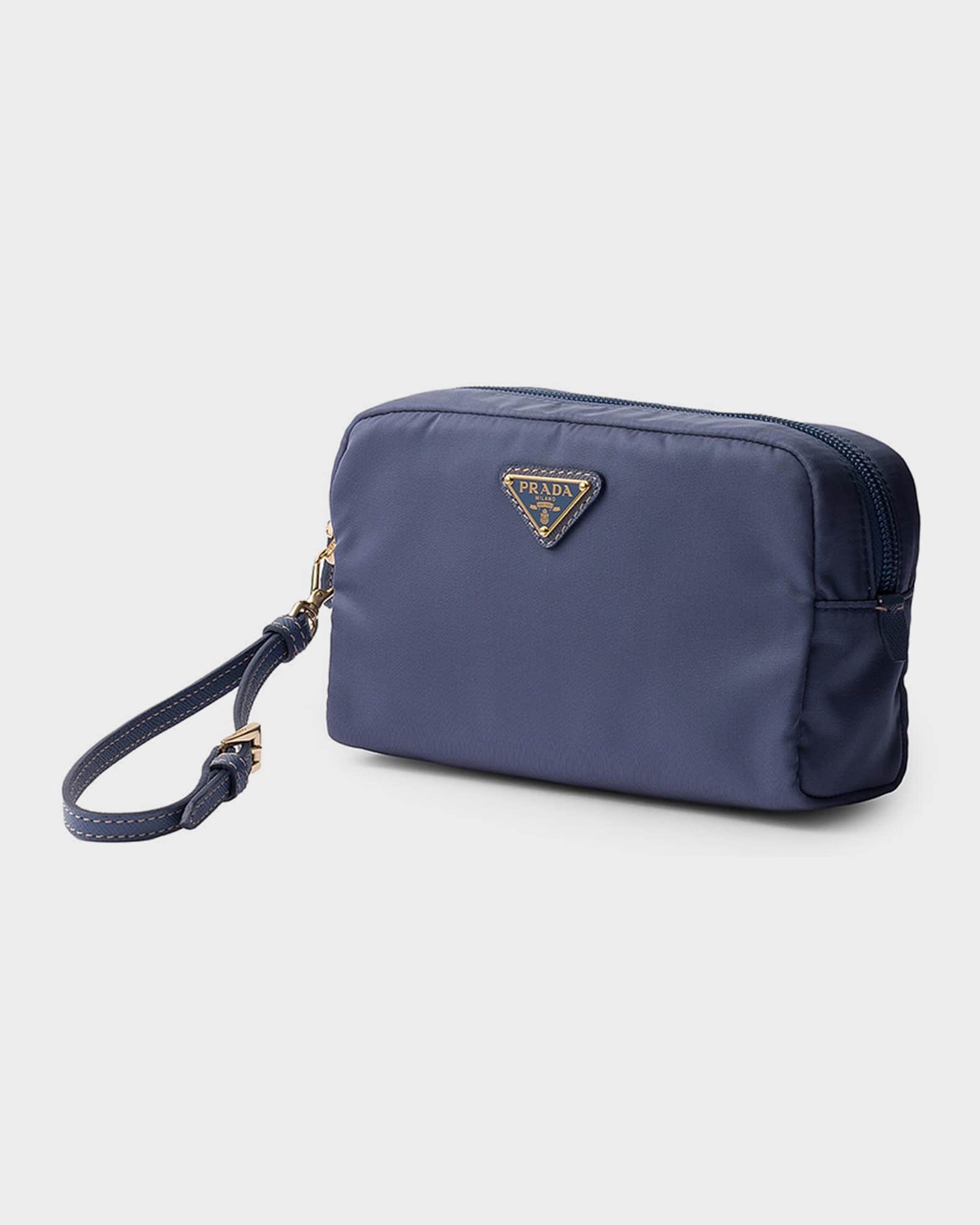Prada Re-Nylon Wristlet Pouch | Neiman Marcus