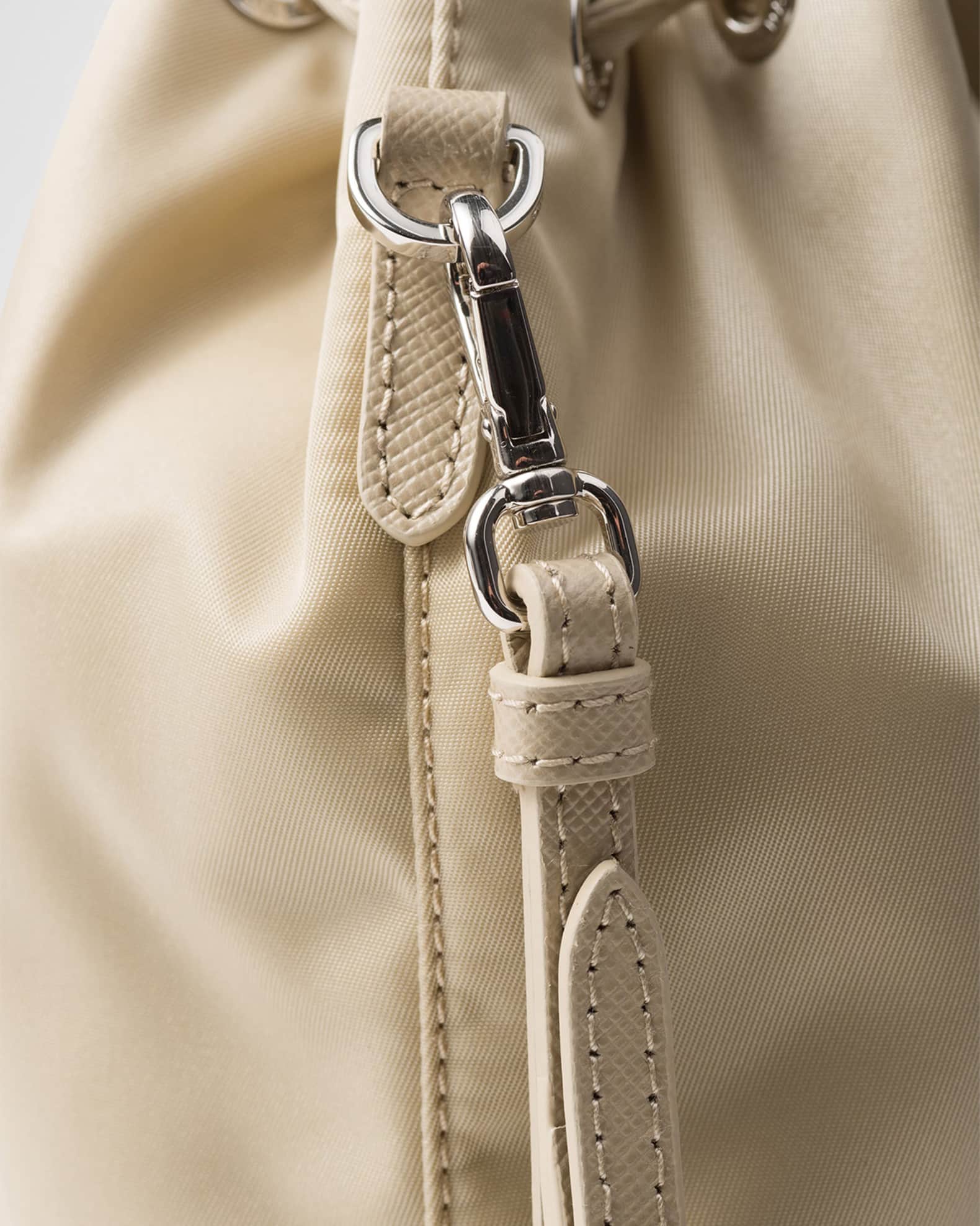 Prada Nylon Drawstring Pouch Wristlet | Neiman Marcus