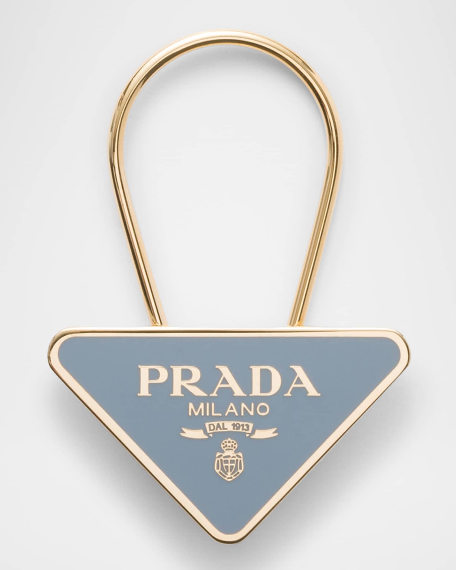 Triangle Logo Metal Keychain 0
