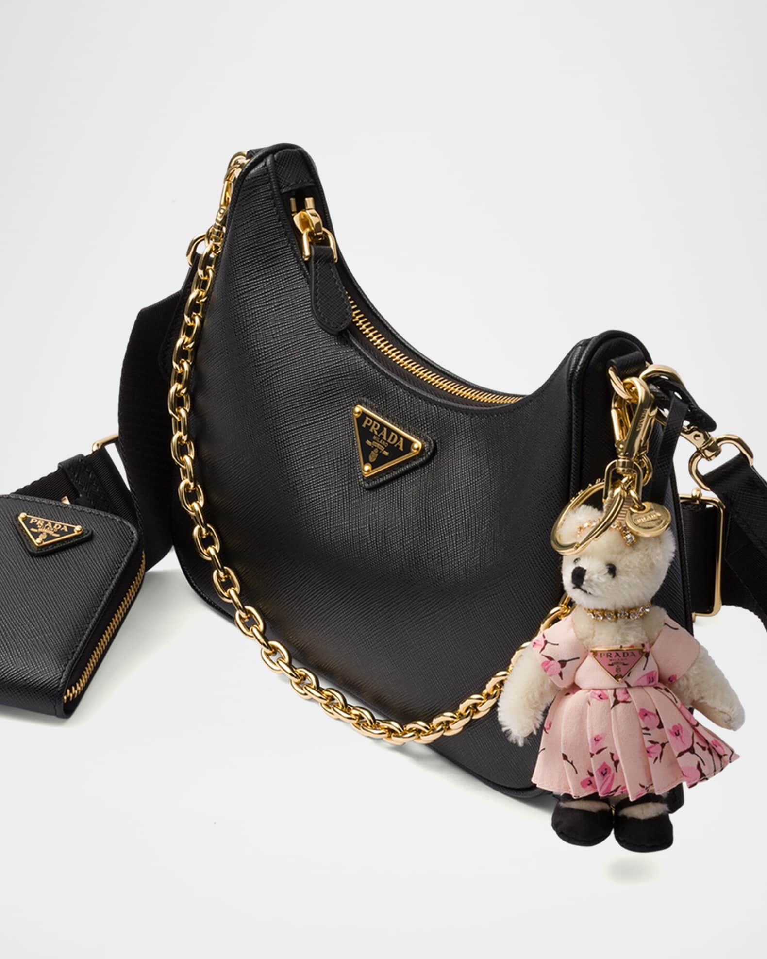 PRADA プラダ　ベアー　チャーム　MARY ROSE Prada Mary Rose Bear Keychain | Neiman Marcus