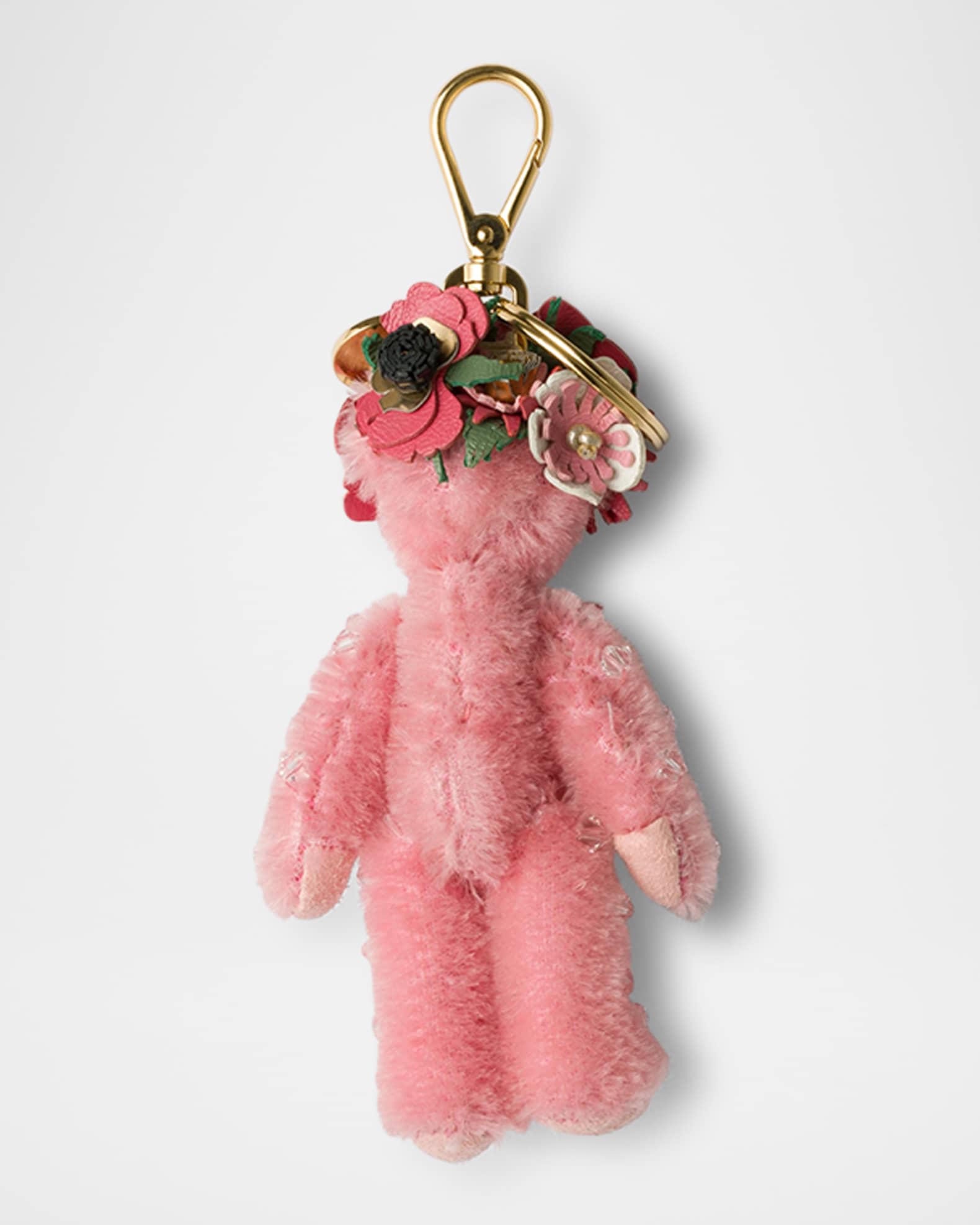 PRADA Teddy バッグチャーム ピンク Prada テディベア バッグチャーム | ピンク | FARFETCH JP