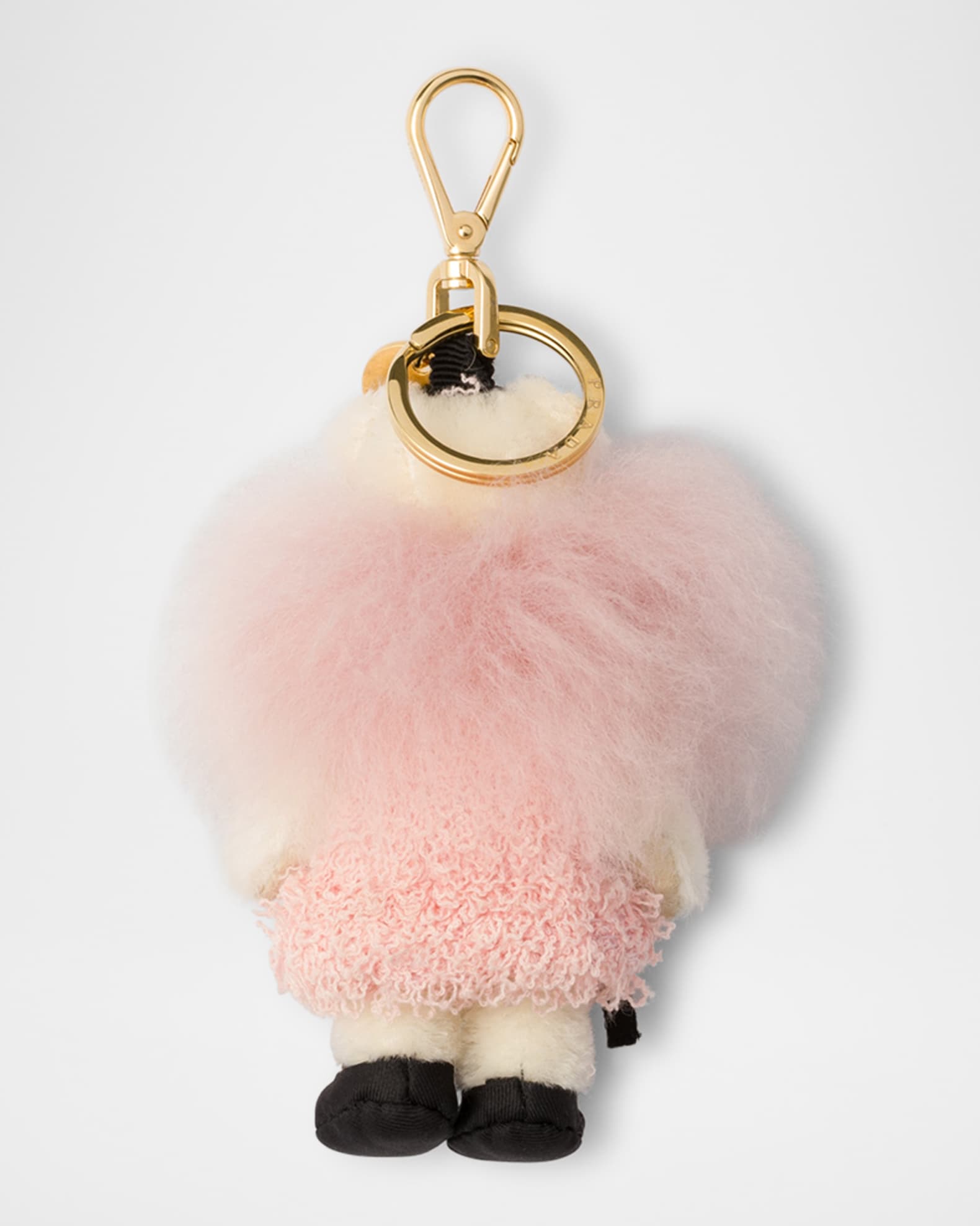 Teddy Bear Bag Charm with Metal Ring 1