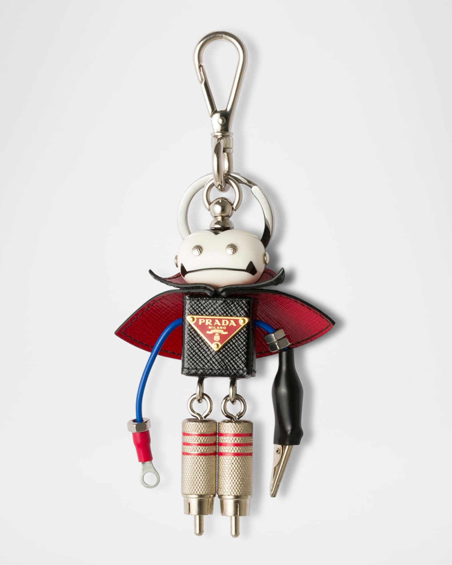 【日本入手困難☆】Robot Saffiano leather bag charm Prada Robot Saffiano Leather Bag Charm | Saks Fifth Avenue