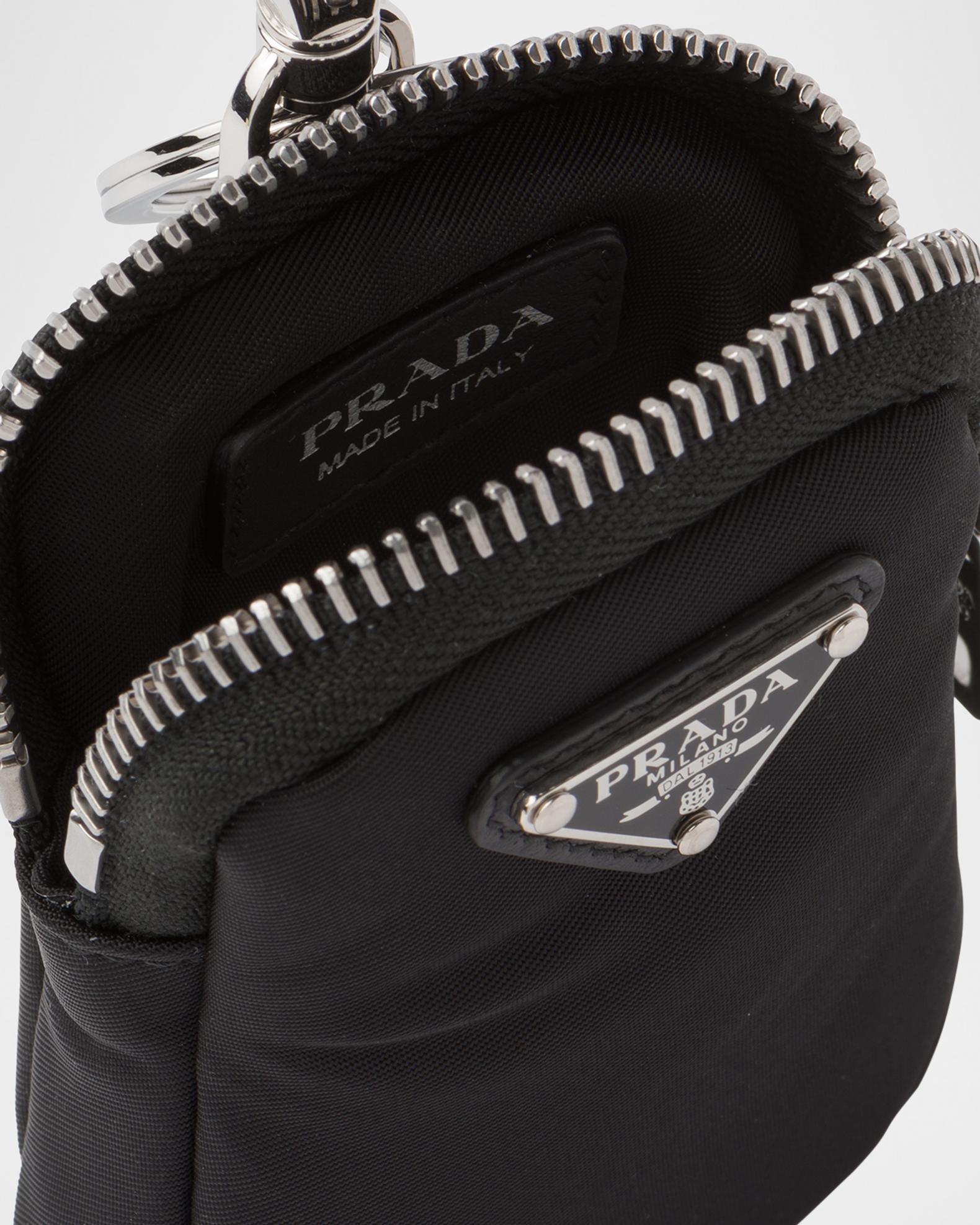 PRADA RE-NYLONナイロン ファスナー付ポーチ Prada Re-Nylon Mini Zip Pouch | Neiman Marcus
