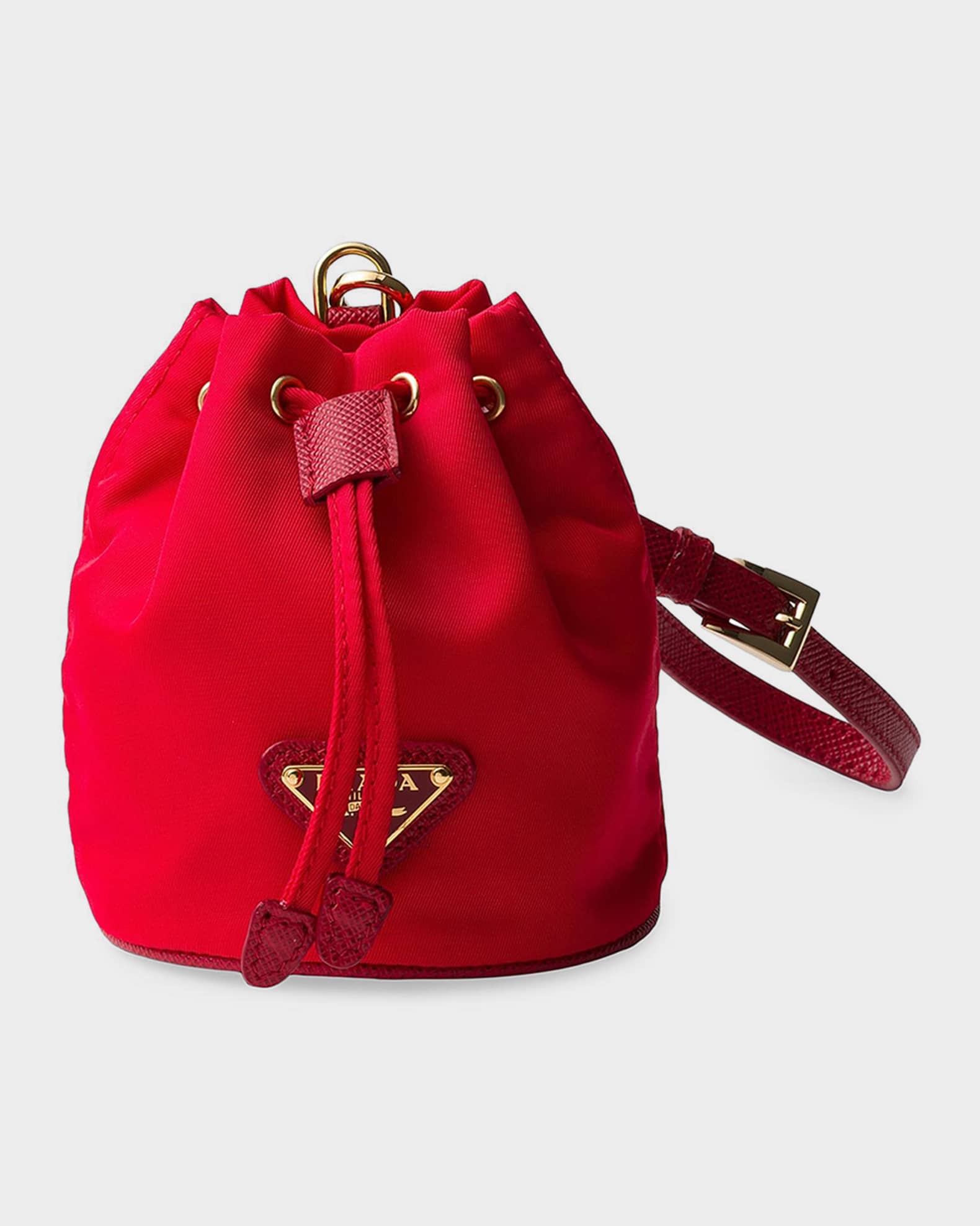 Prada Re-Edition 1978 Re-Nylon Keychain Pouch | Neiman Marcus