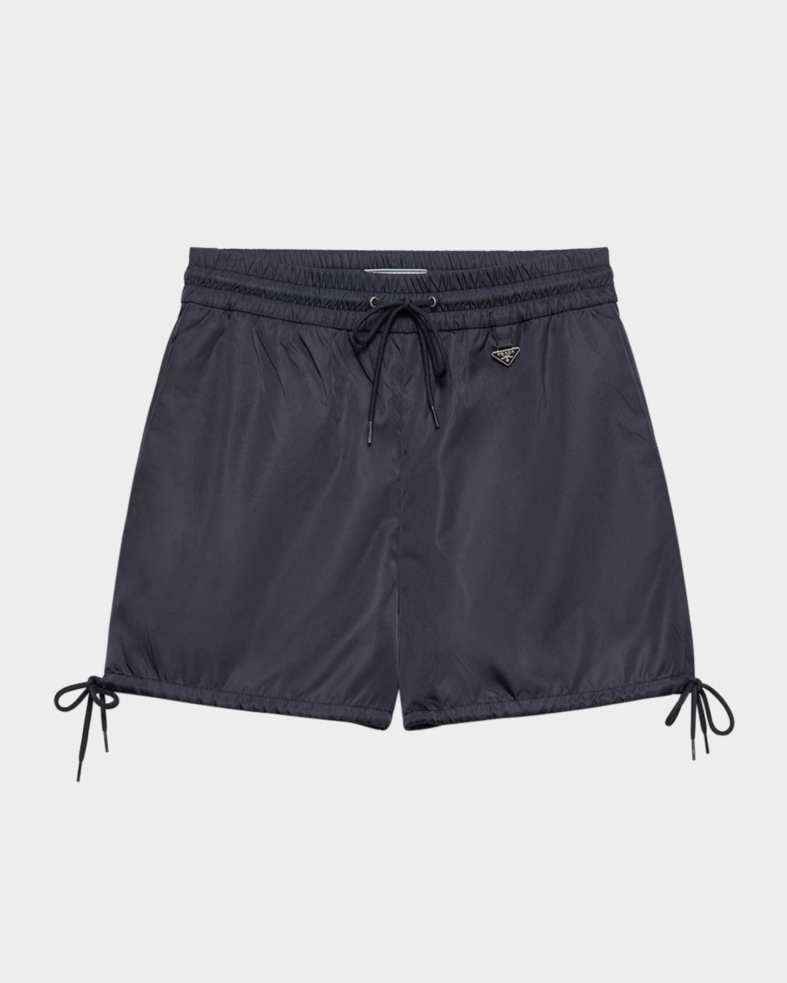ショートパンツ PRADA | Re-Nylon shorts with pouch 22B757_1WQ8_F0002_S_212 Prada Re-Nylon Drawstring-Hem Pull-On Shorts | Neiman Marcus