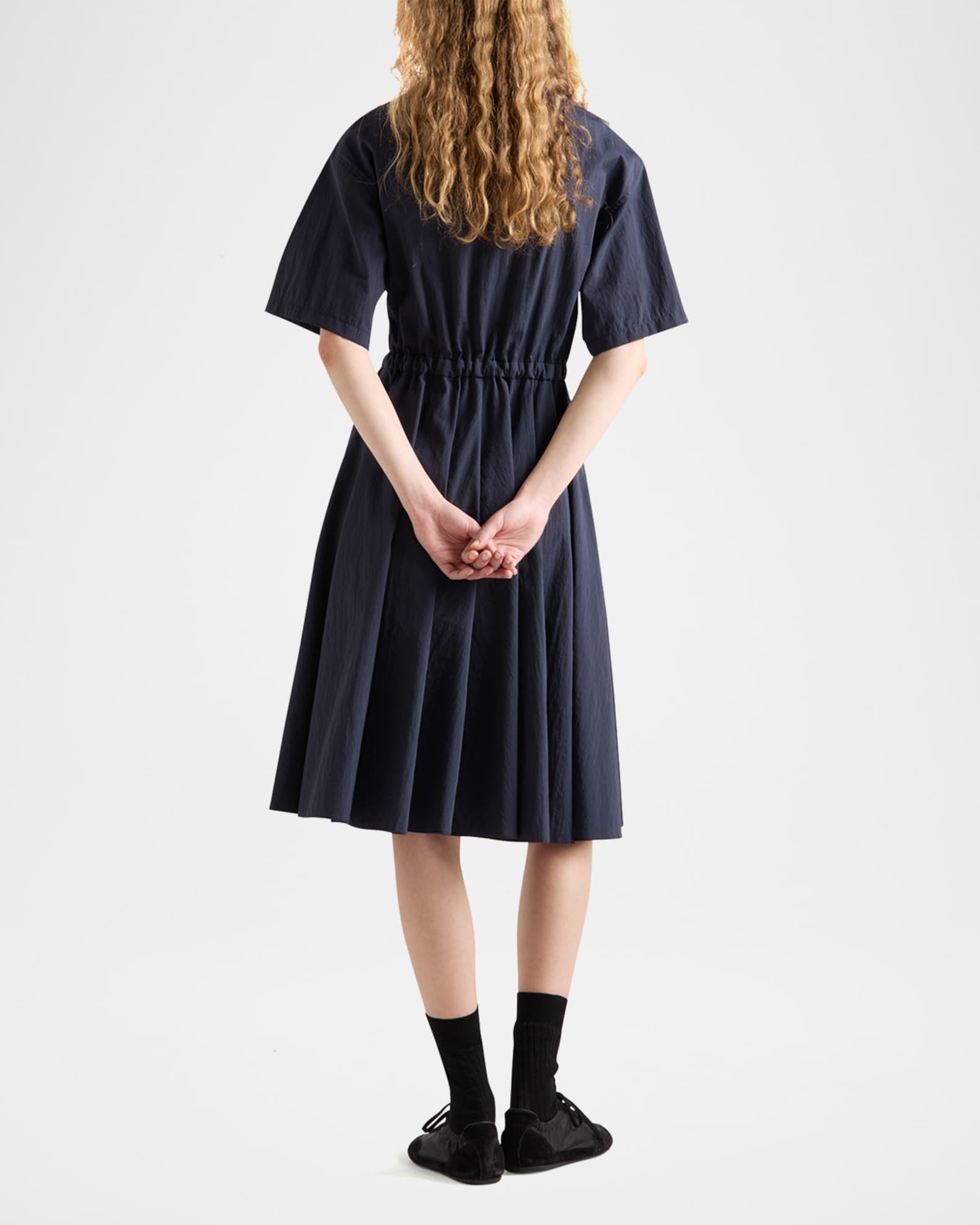 ワンピース PRADA ACETATE MIDI DRESS Prada Dresses In Black | ModeSens