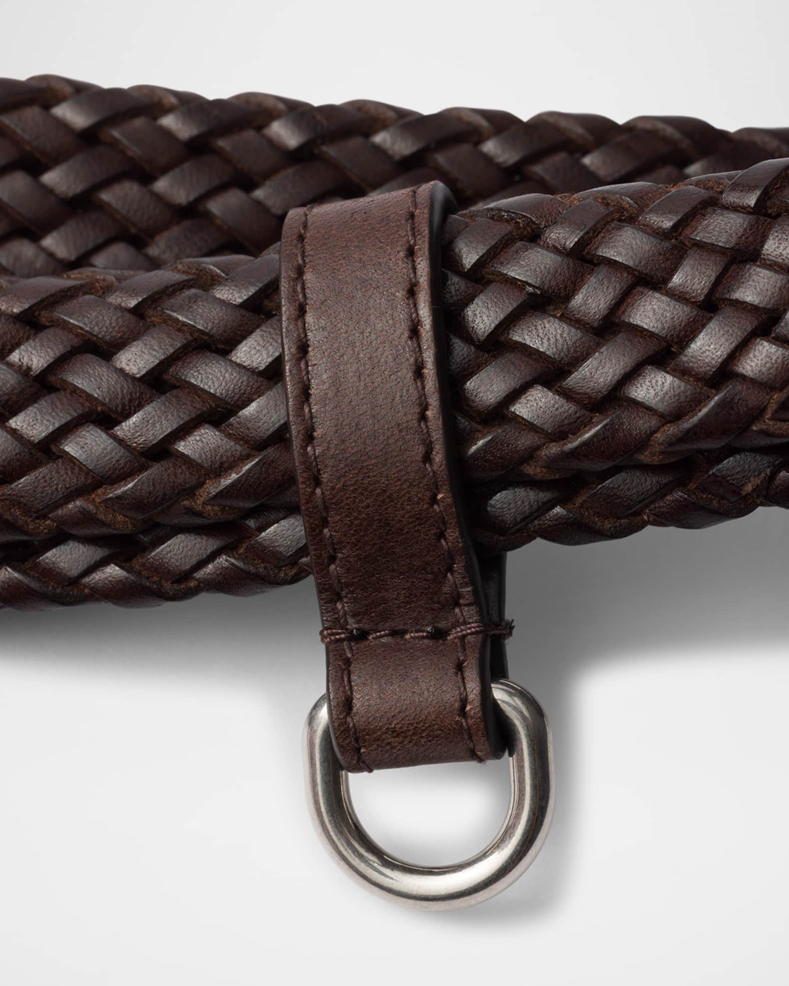 ベルト Prada Brown Leather Belt 24321737_54302390_600.jpg