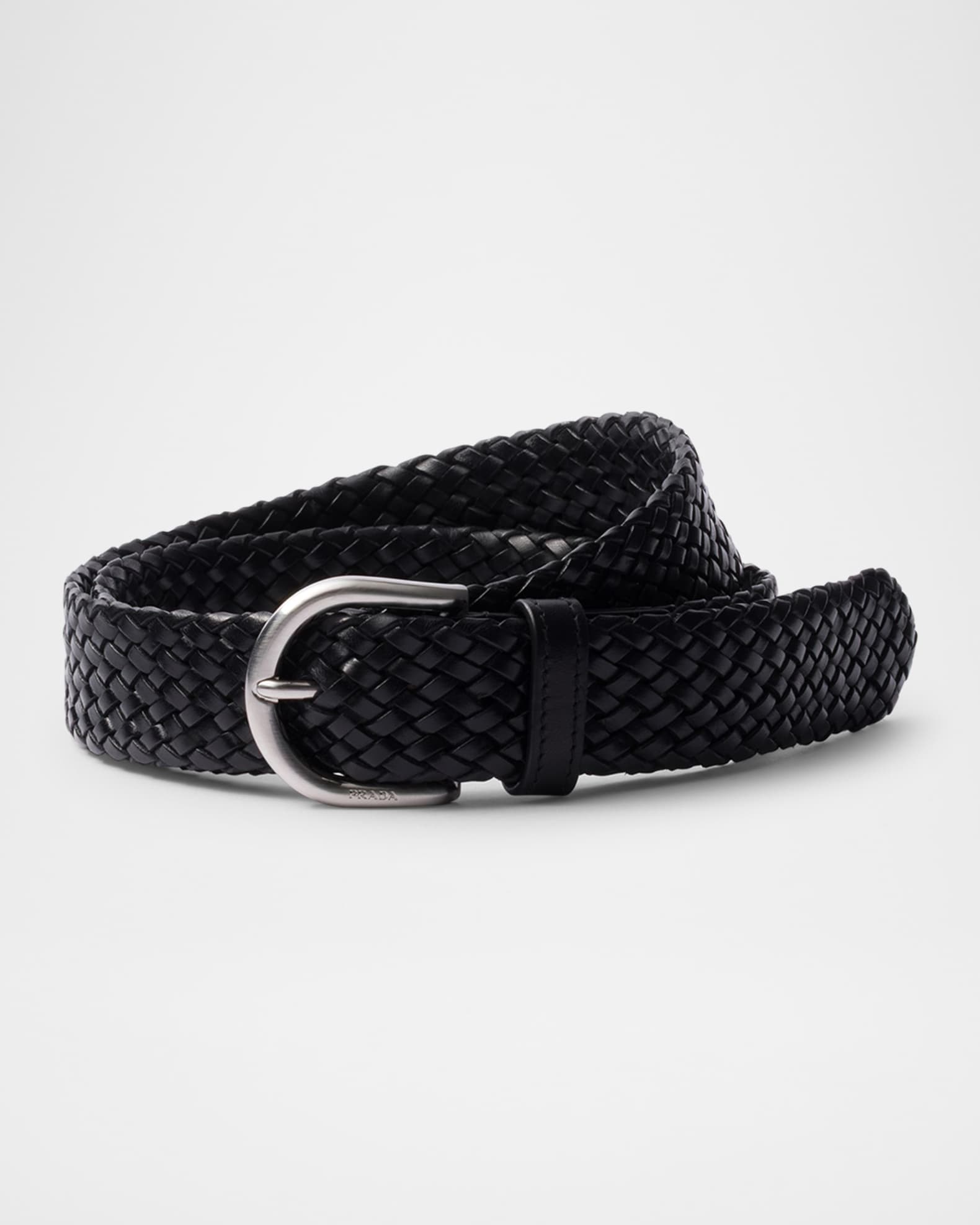 Men's Braided Leather Belt 0