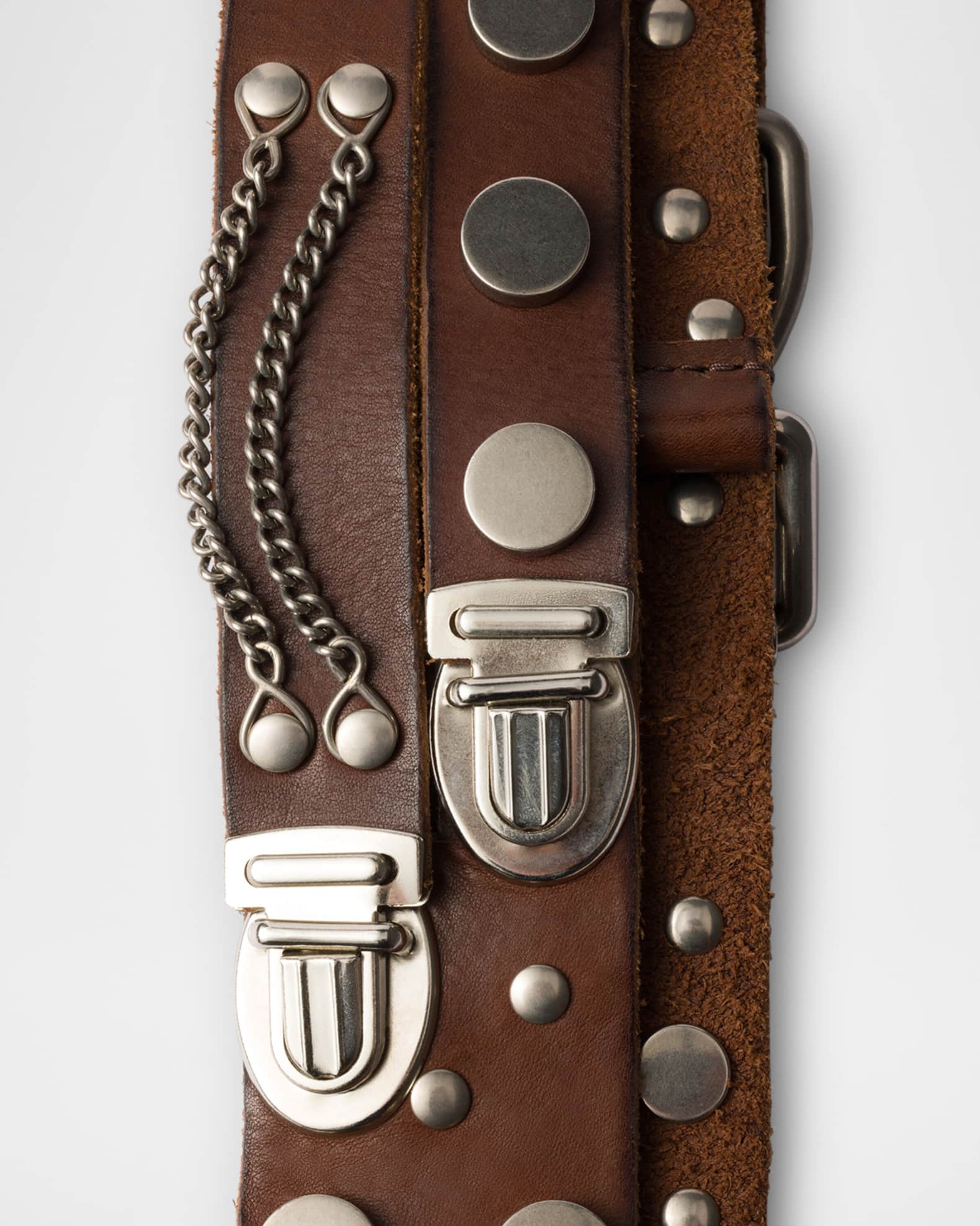 【関税&送料込】Prada Brown Leather Belt Cognac Leather Belt | PRADA
