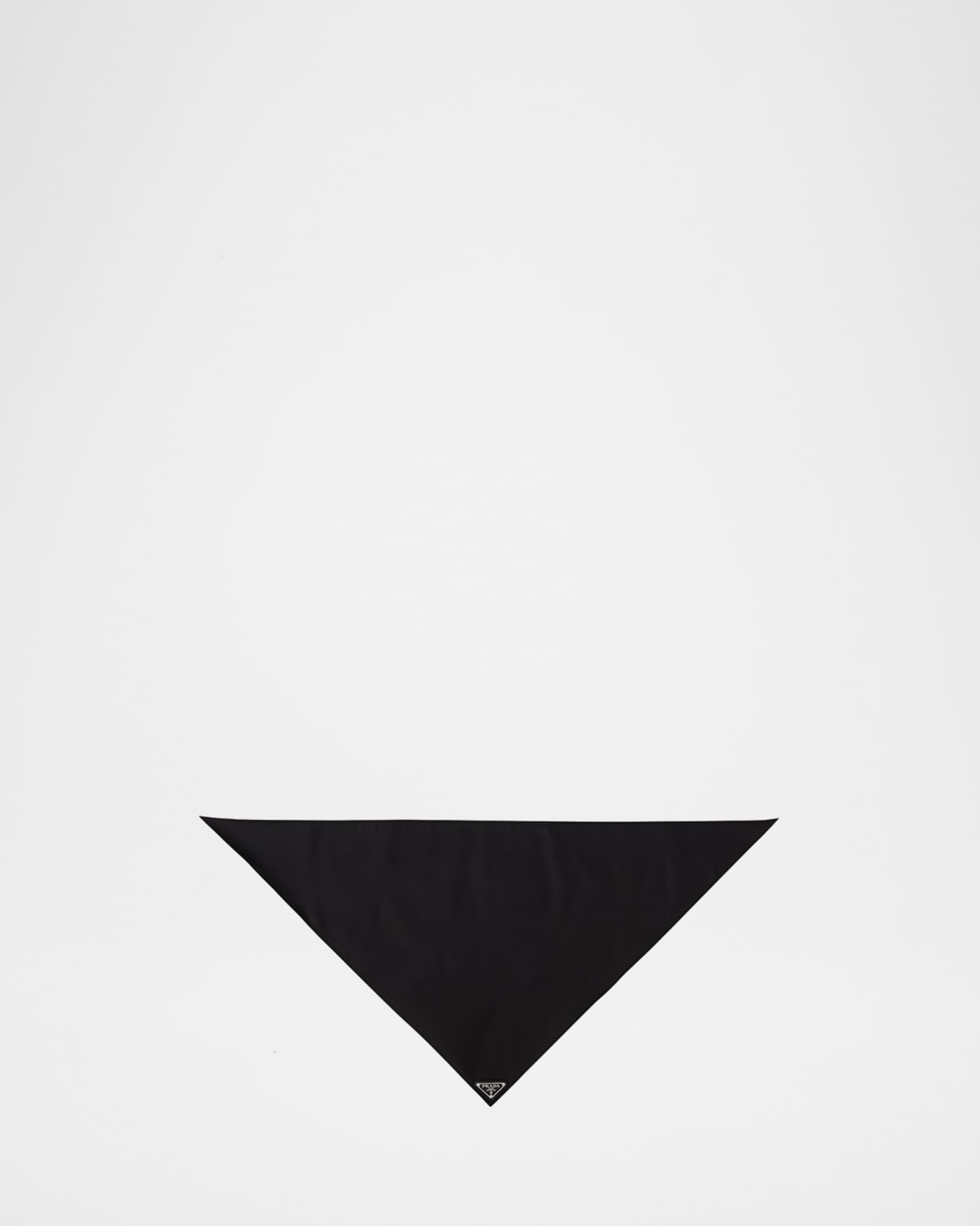 Prada Men's Re-Nylon Triangle Logo Scarf | Neiman Marcus