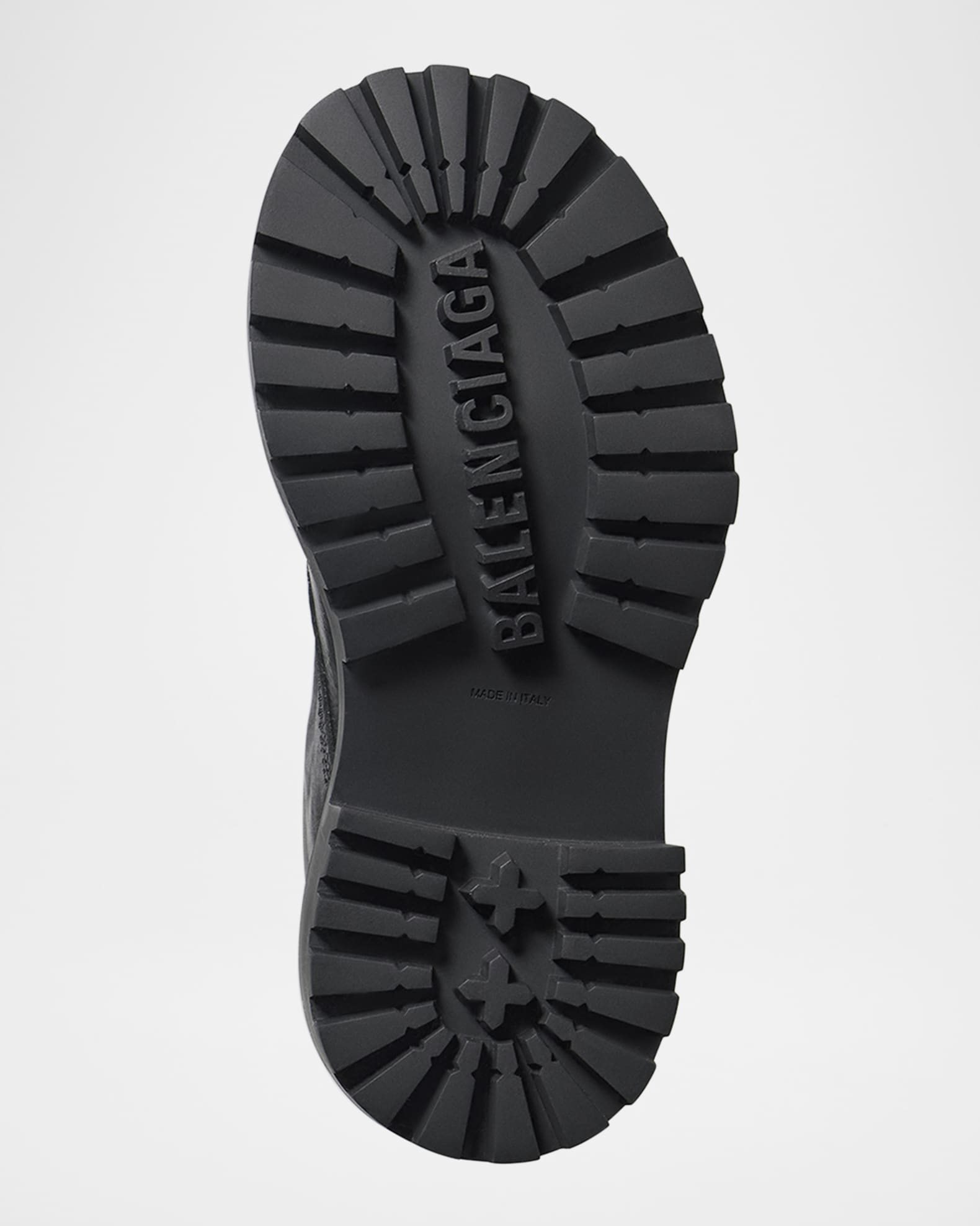 【BALENCIAGA】Lace-up Hammer boots charm レースアップブーツ Balenciaga Men's Hummer Leather Lace-Up Booties with Charms