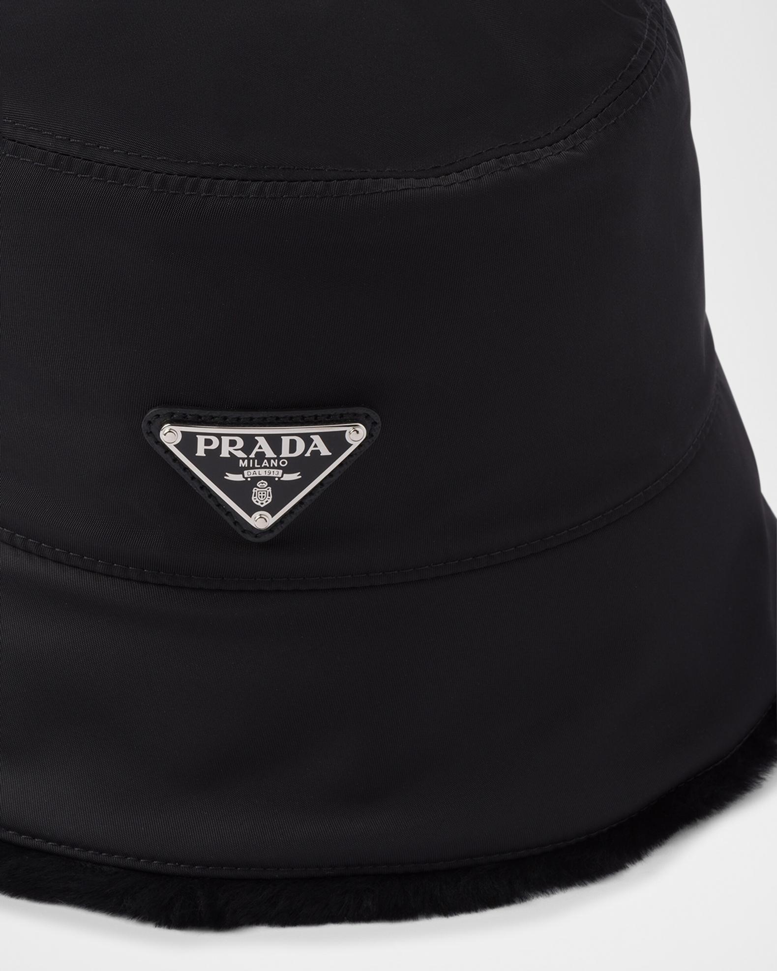 全*ン様 PRADA Bucket Hat 1HC137 Nero Size L Black Re-nylon Bucket