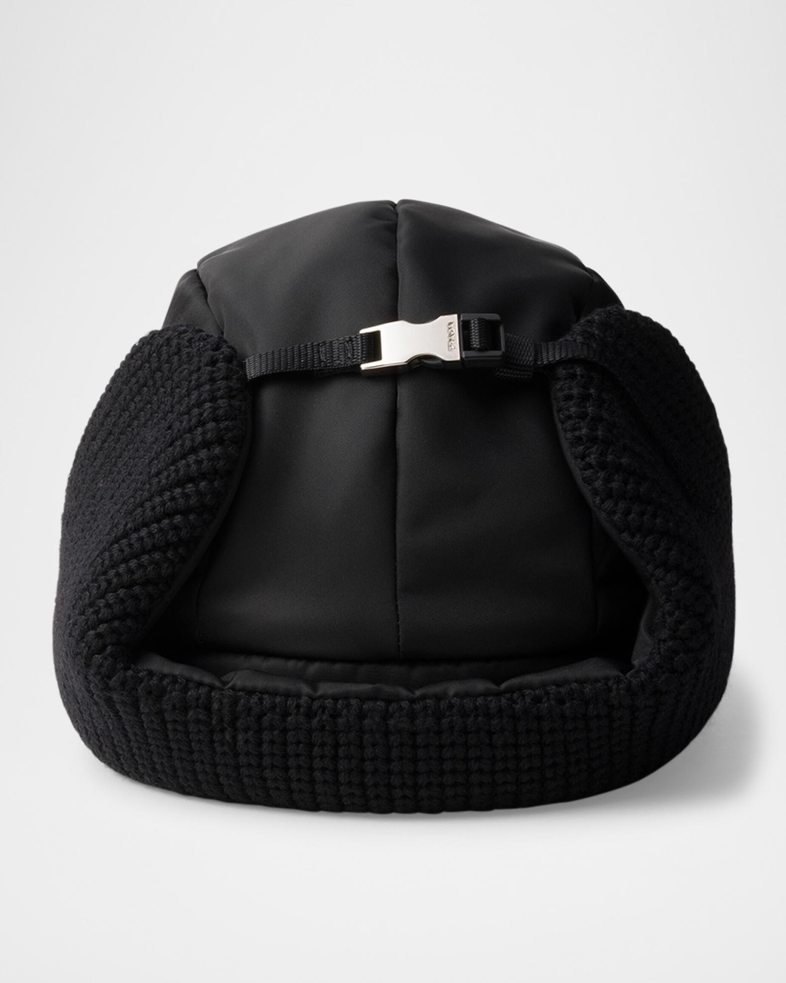 Prada hat and bag Prada - White Nylon Logo Bucket Hat | Mitchell Stores main image 2
