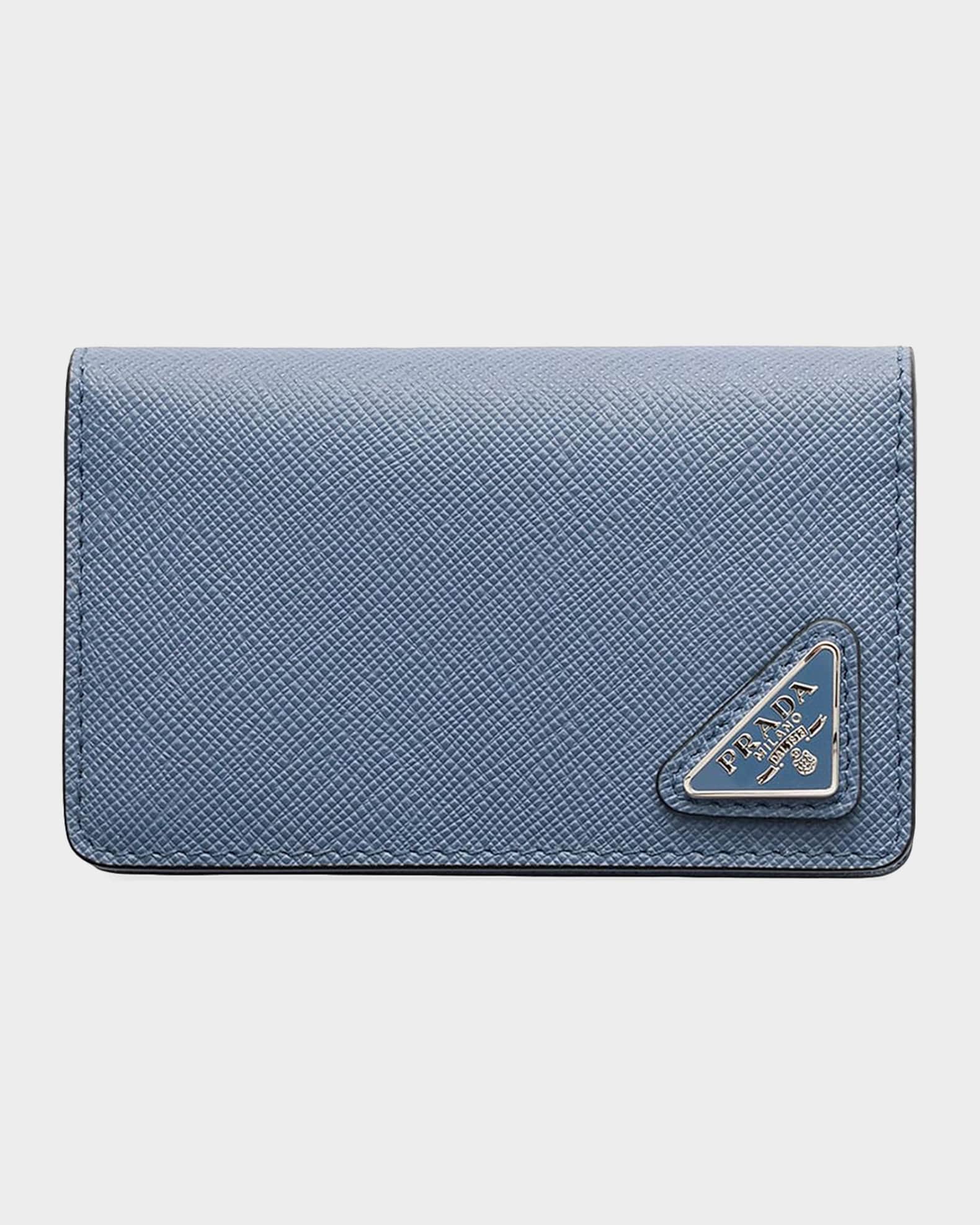 Prada Men's Saffiano Leather Bifold Card Holder | Neiman Marcus