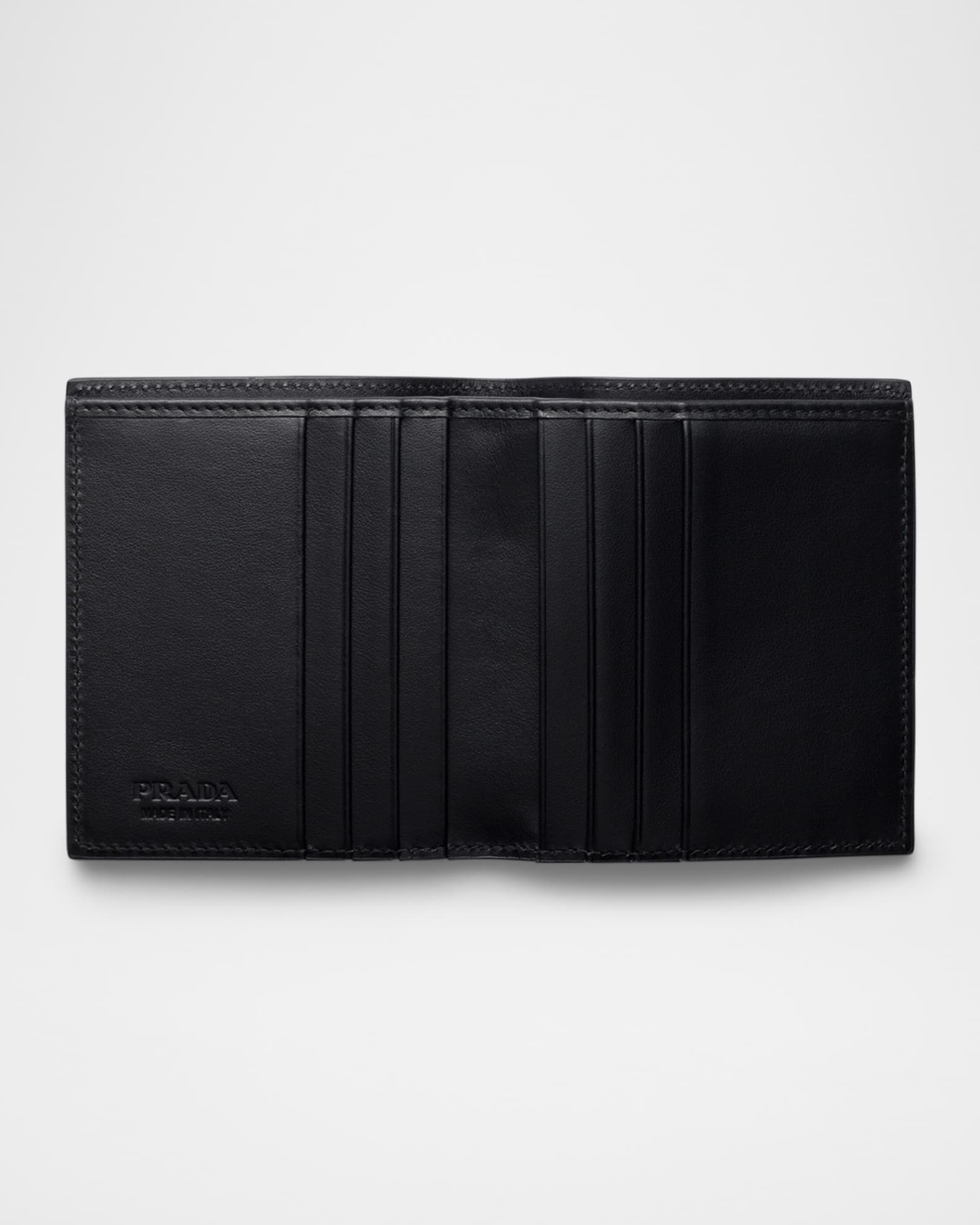 プラダ Prada Billford Wallet Prada Men's Saffiano Triangolo Billfold Wallet | Neiman Marcus