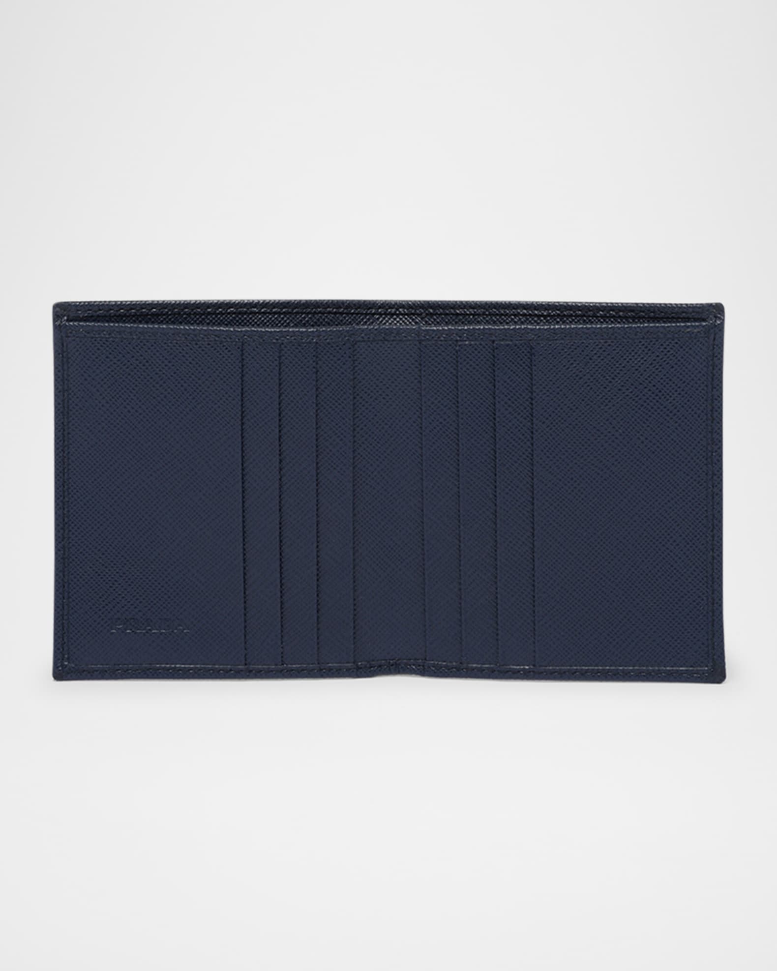 折りたたみ財布 Prada Saffiano Leather Billfold Wallet Prada Men's Saffiano Triangolo Billfold Wallet | Neiman Marcus