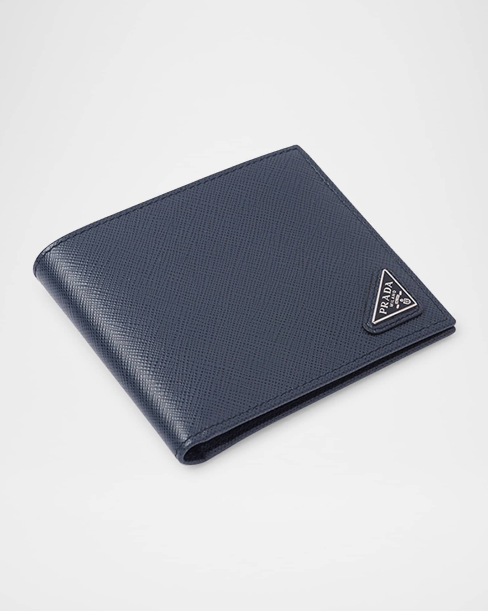 Prada Saffiano Bi-Fold Wallet | Neiman Marcus