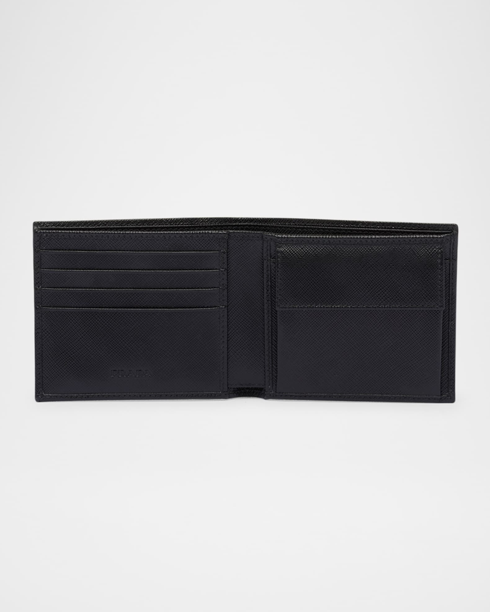 Prada Mp Saffiano Leather Wallet | Neiman Marcus