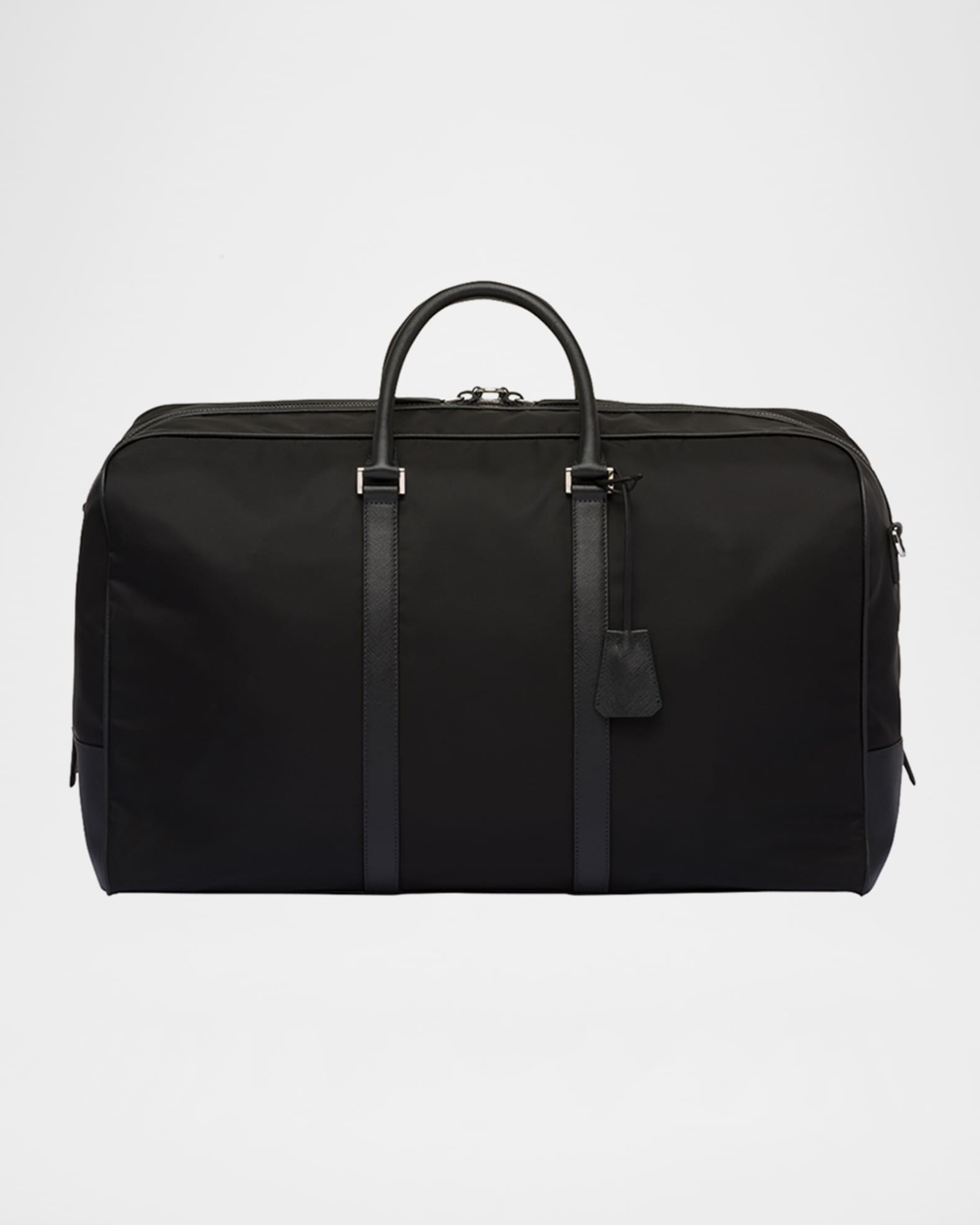 Prada Men's Large Re-Nylon and Saffiano Leather Duffel Bag