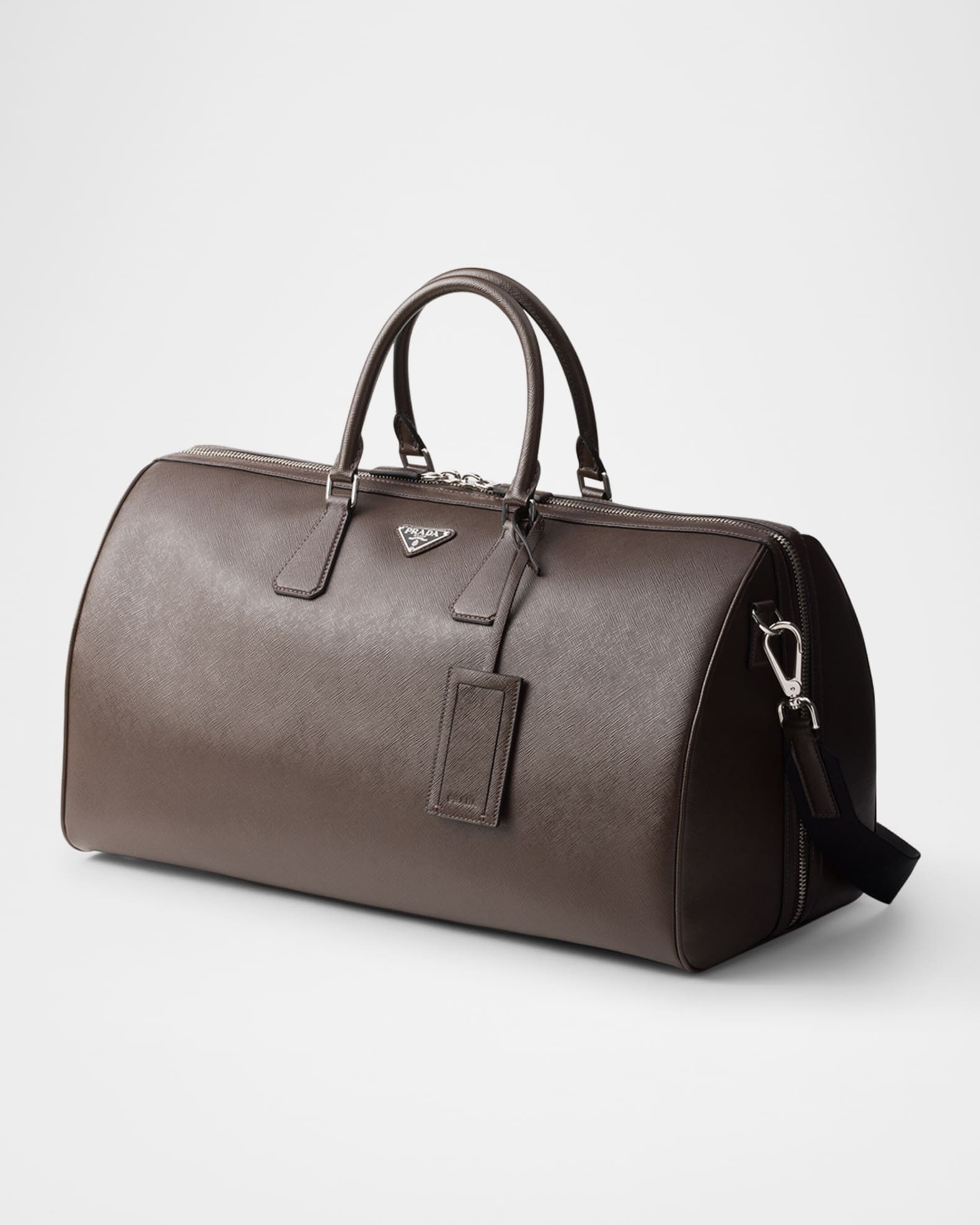 Prada Saffiano Leather Travel Duffel Bag Neiman Marcus