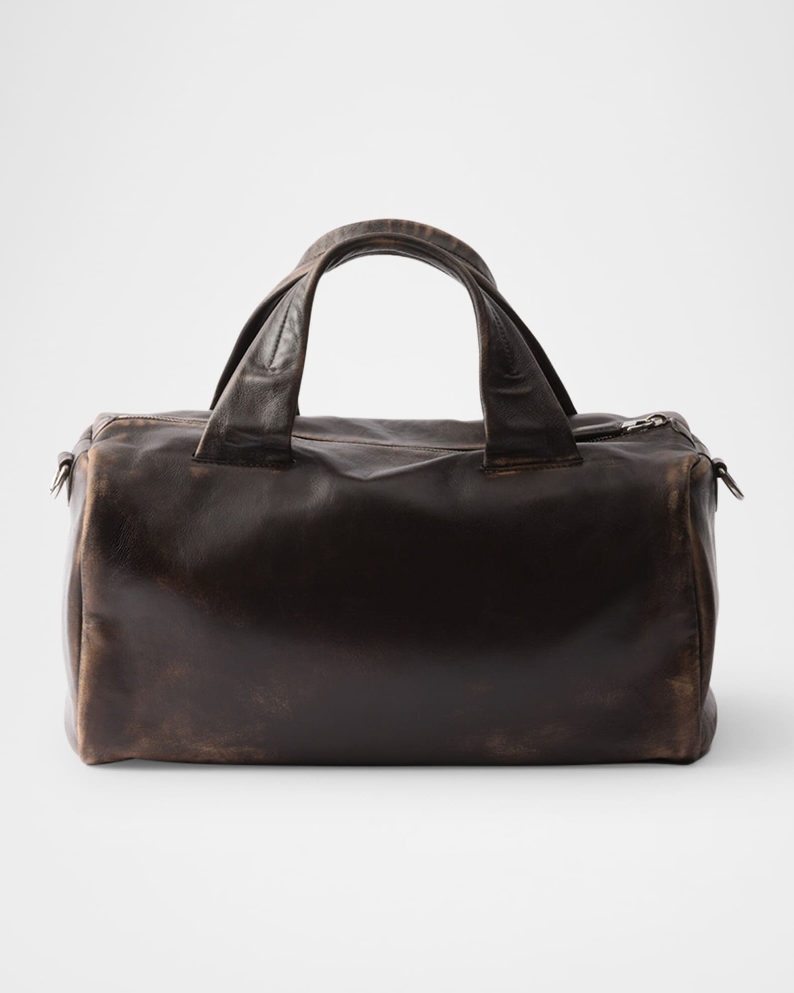 Prada Small Nappa Leather Duffle Bag | Neiman Marcus