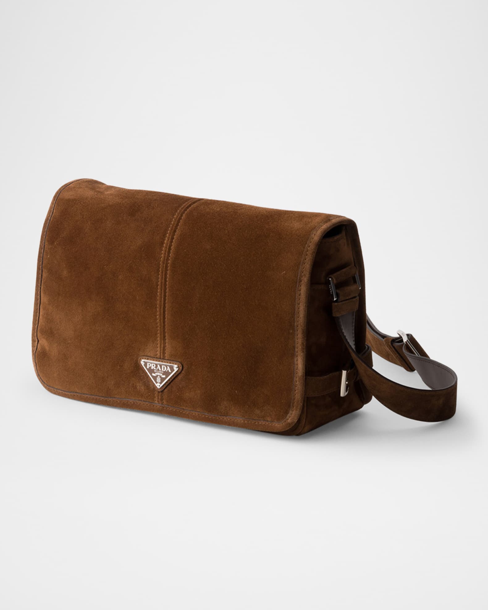 【ムギ】PRADA Suede Hand Bag Cinnamon Suede shoulder bag | PRADA